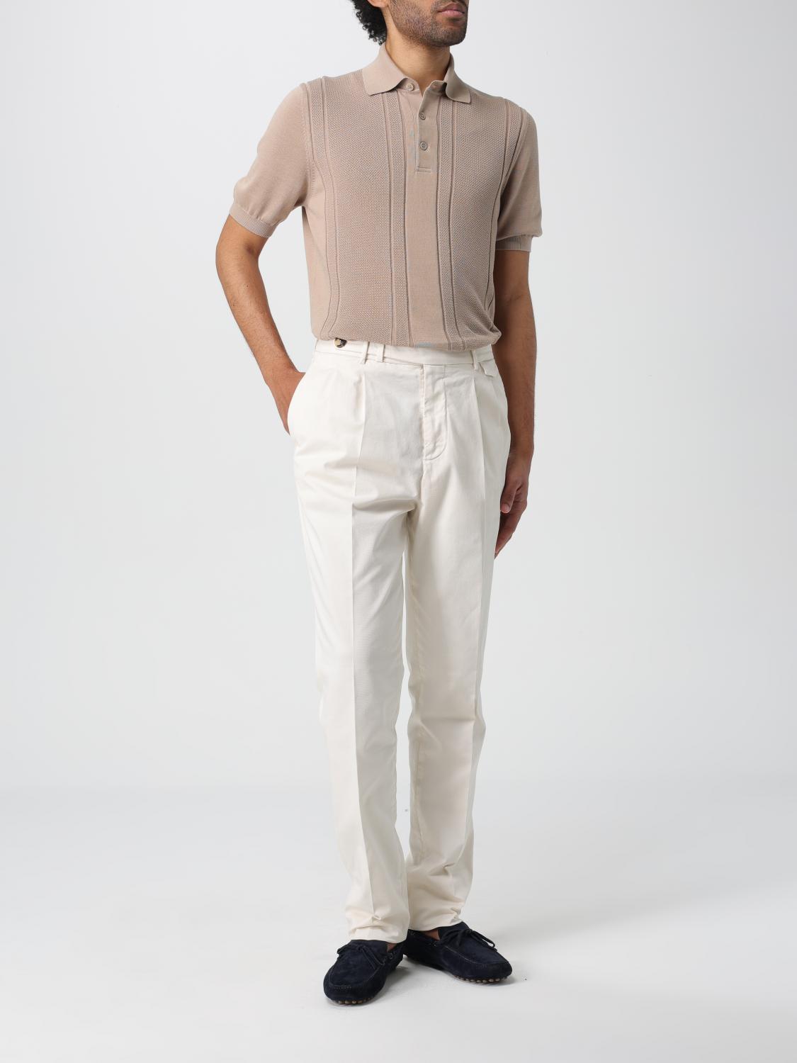 Brunello Cucinelli パンツ メンズ - イエロークリーム | M289LE1920