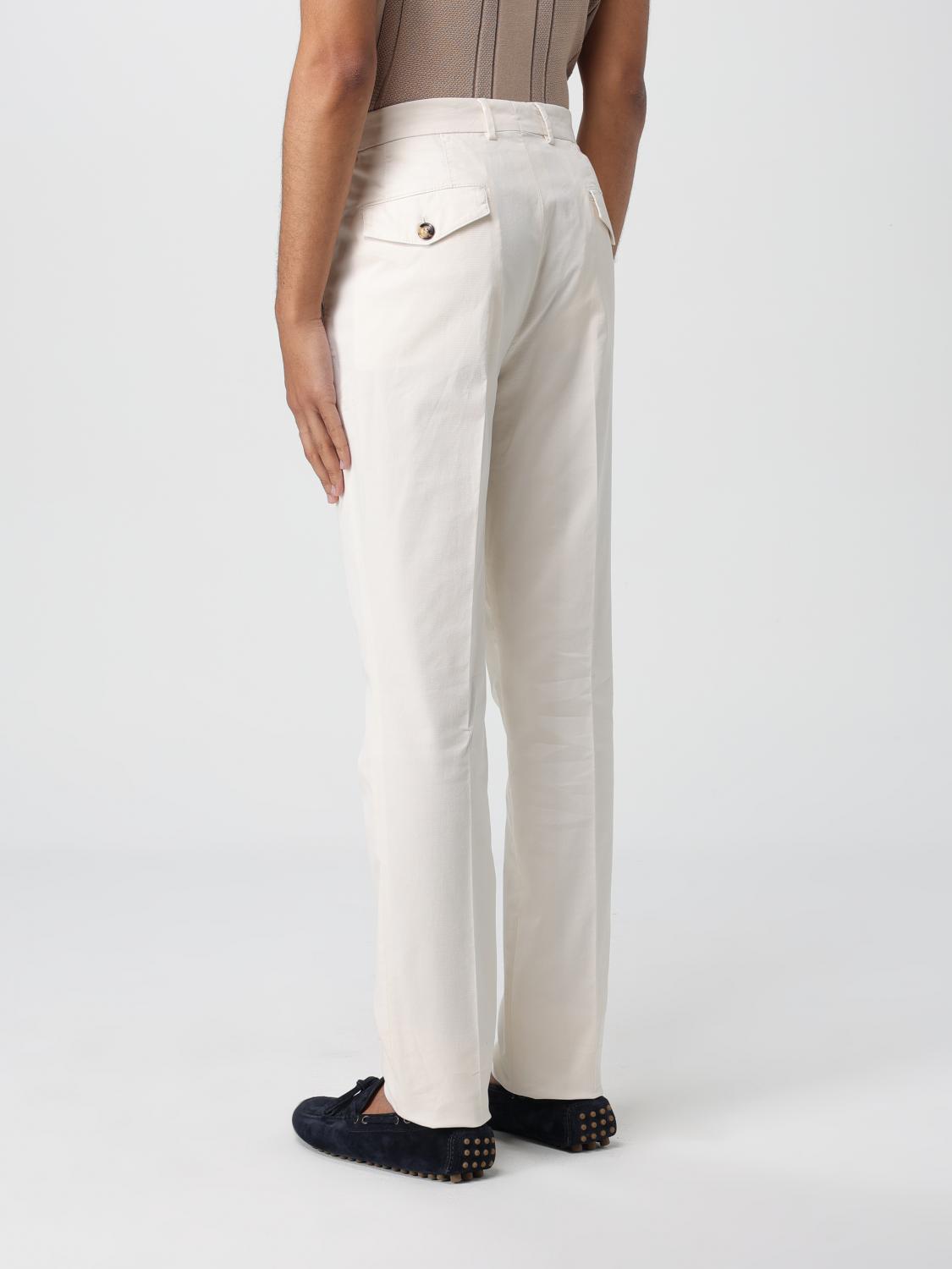 Brunello Cucinelli パンツ メンズ - イエロークリーム | M289LE1920