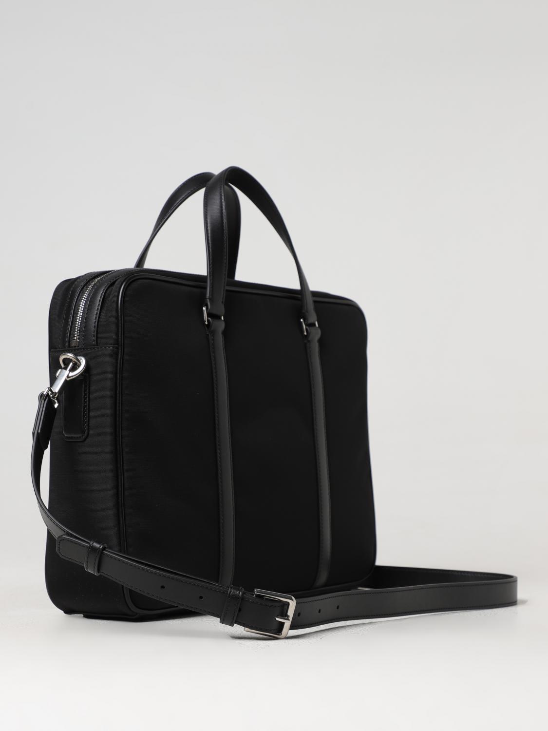 BALLY BORSA: Borsa Bally in nylon e pelle , Nero - Img 2