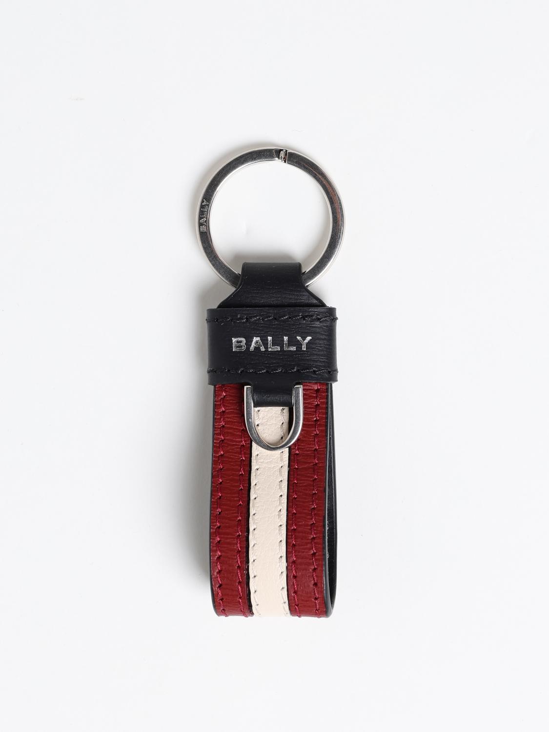 BALLY: Keyring men - Black | Bally keyring MLK00RVT443 online at GIGLIO.COM