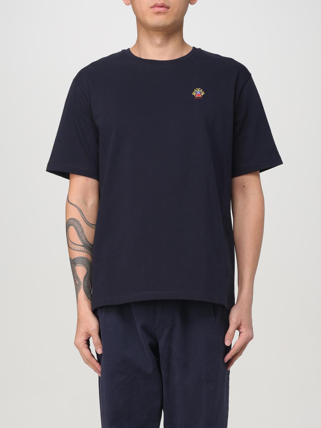 BALLY T-SHIRT: T-shirt men Bally, Navy - Img 1