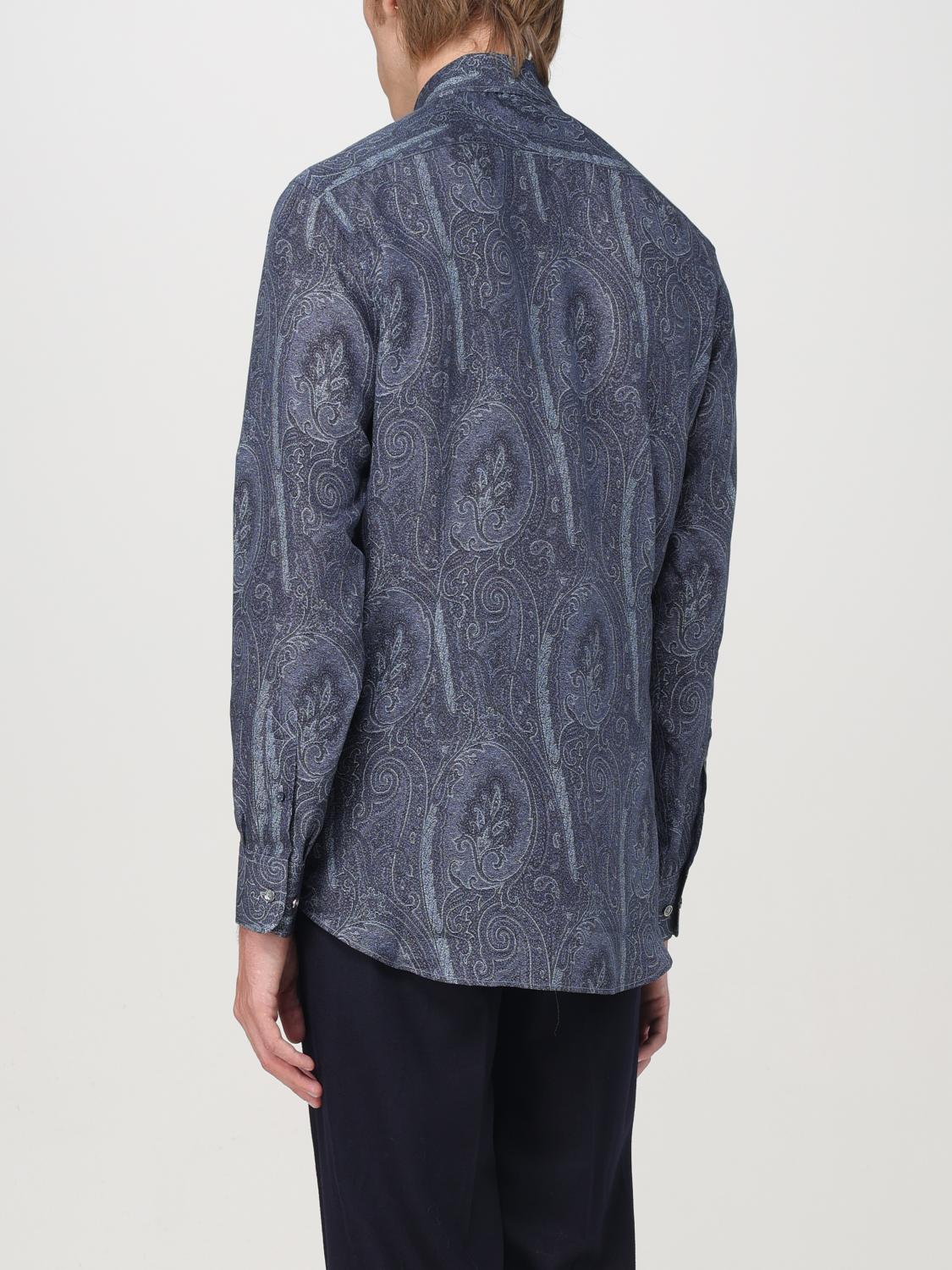 ETRO SHIRT: Shirt men Etro, Blue - Img 3