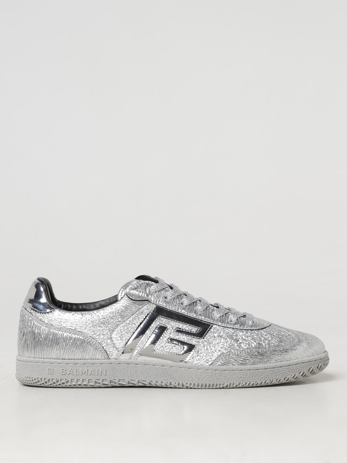 BALMAIN SNEAKERS: Sneakers men Balmain, Silver - Img 1