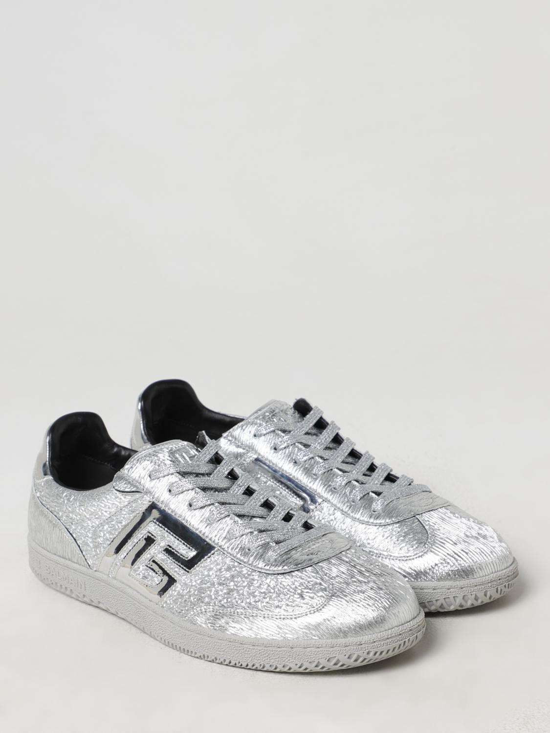 BALMAIN SNEAKERS: Sneakers men Balmain, Silver - Img 2