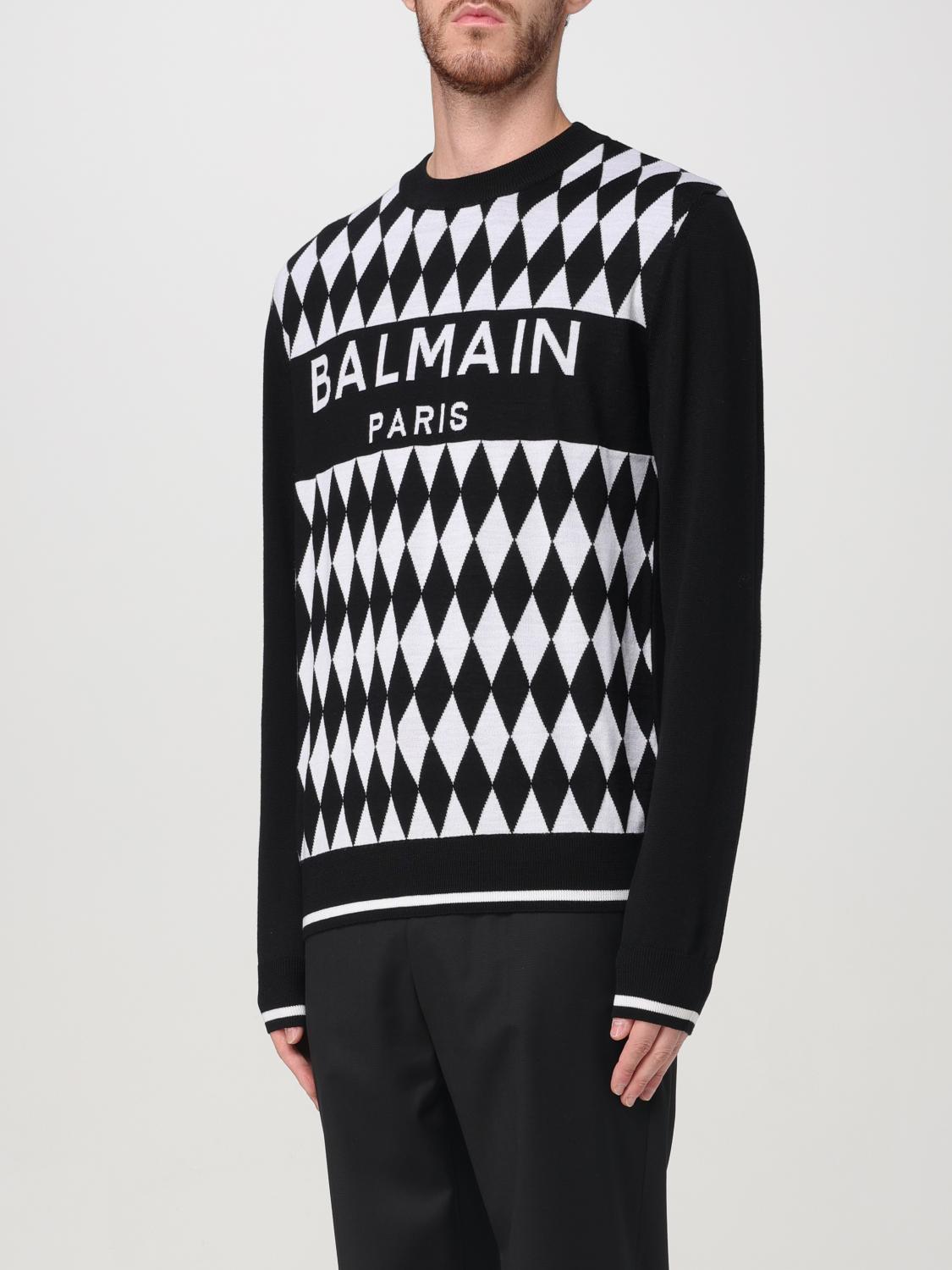 BALMAIN SWEATER: Sweater men Balmain, Black - Img 4