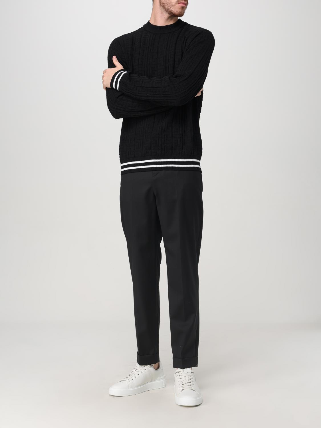 BALMAIN SWEATER: Sweater men Balmain, Black - Img 2