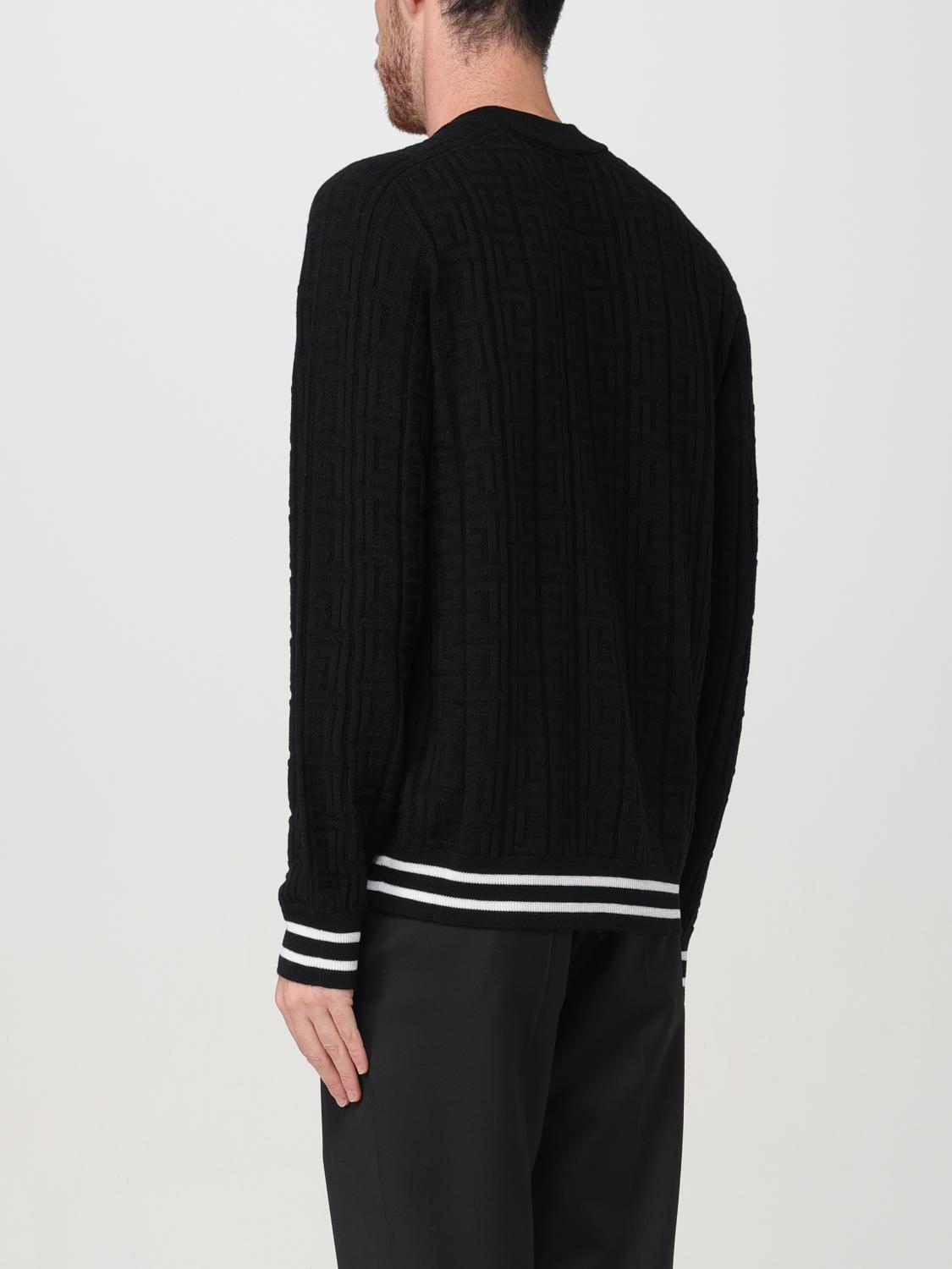 BALMAIN SWEATER: Sweater men Balmain, Black - Img 3