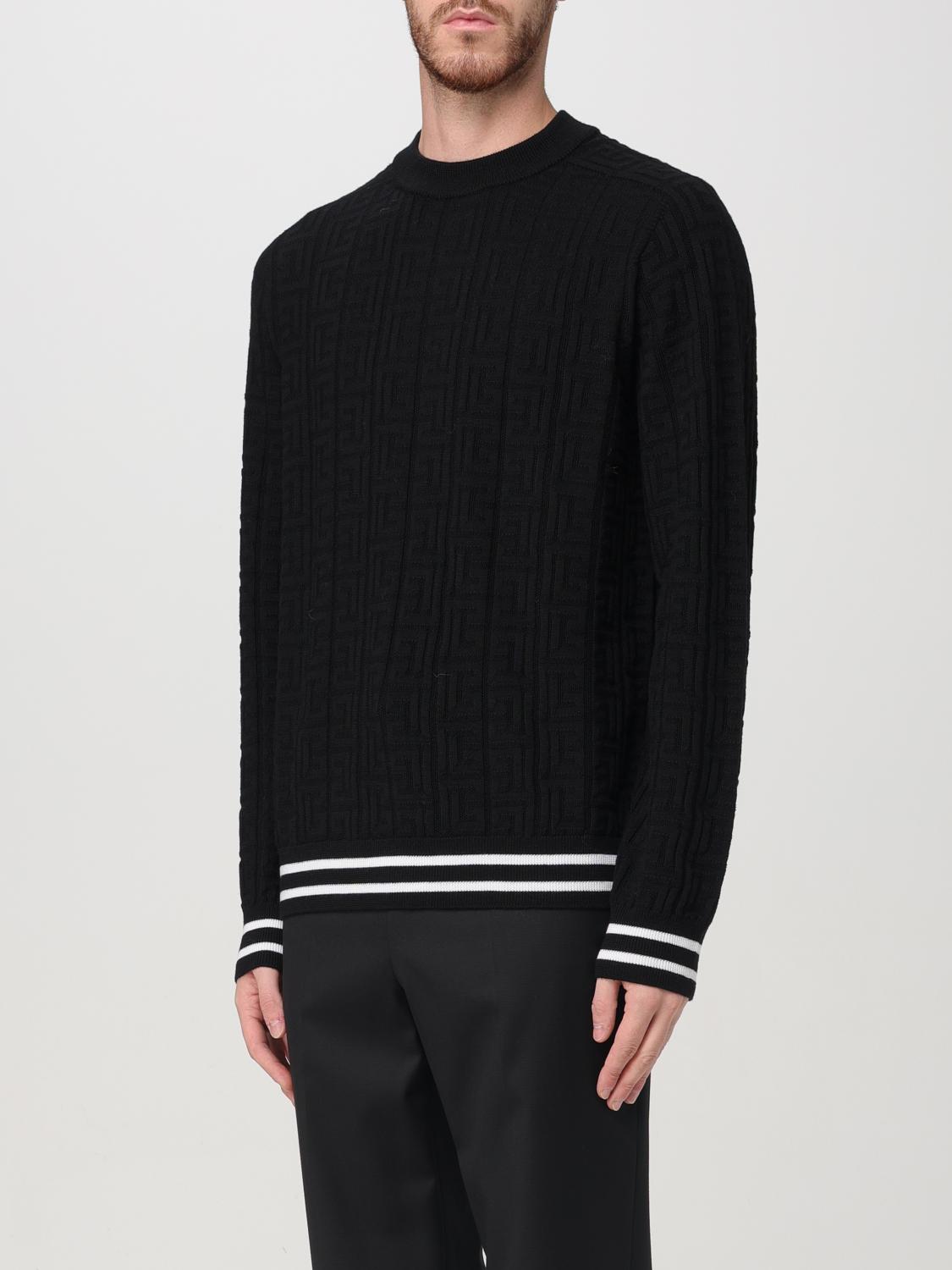 BALMAIN SWEATER: Sweater men Balmain, Black - Img 4