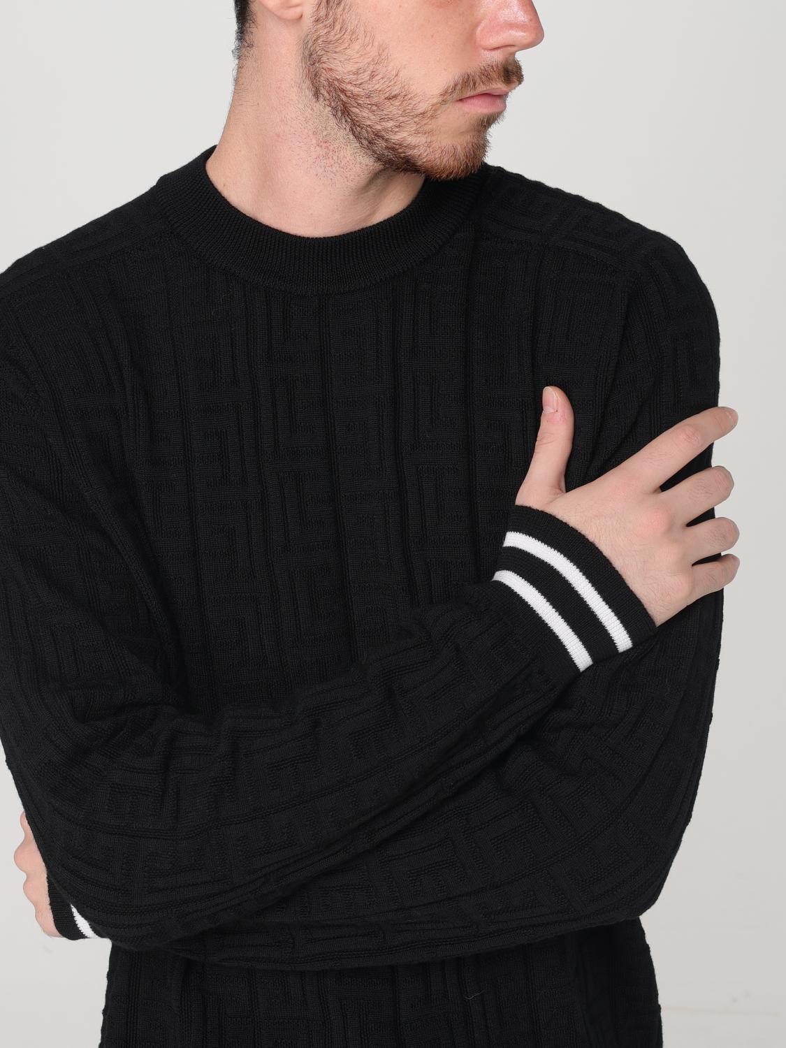 BALMAIN SWEATER: Sweater men Balmain, Black - Img 5