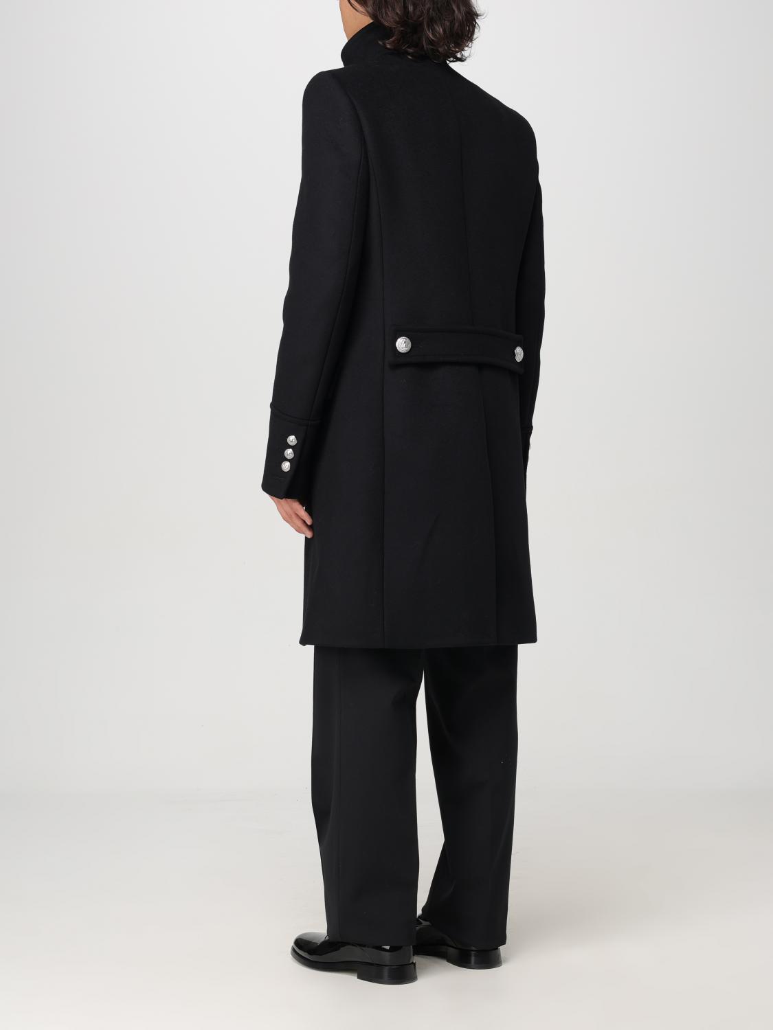 Balmain コート メンズ - ブラック | DH1UC005WB72 | GIGLIO.COM