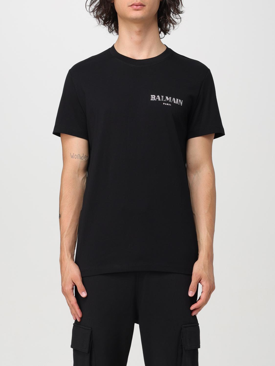 Balmain T-shirt men - Black | DH1EF000GD84 | GIGLIO.COM