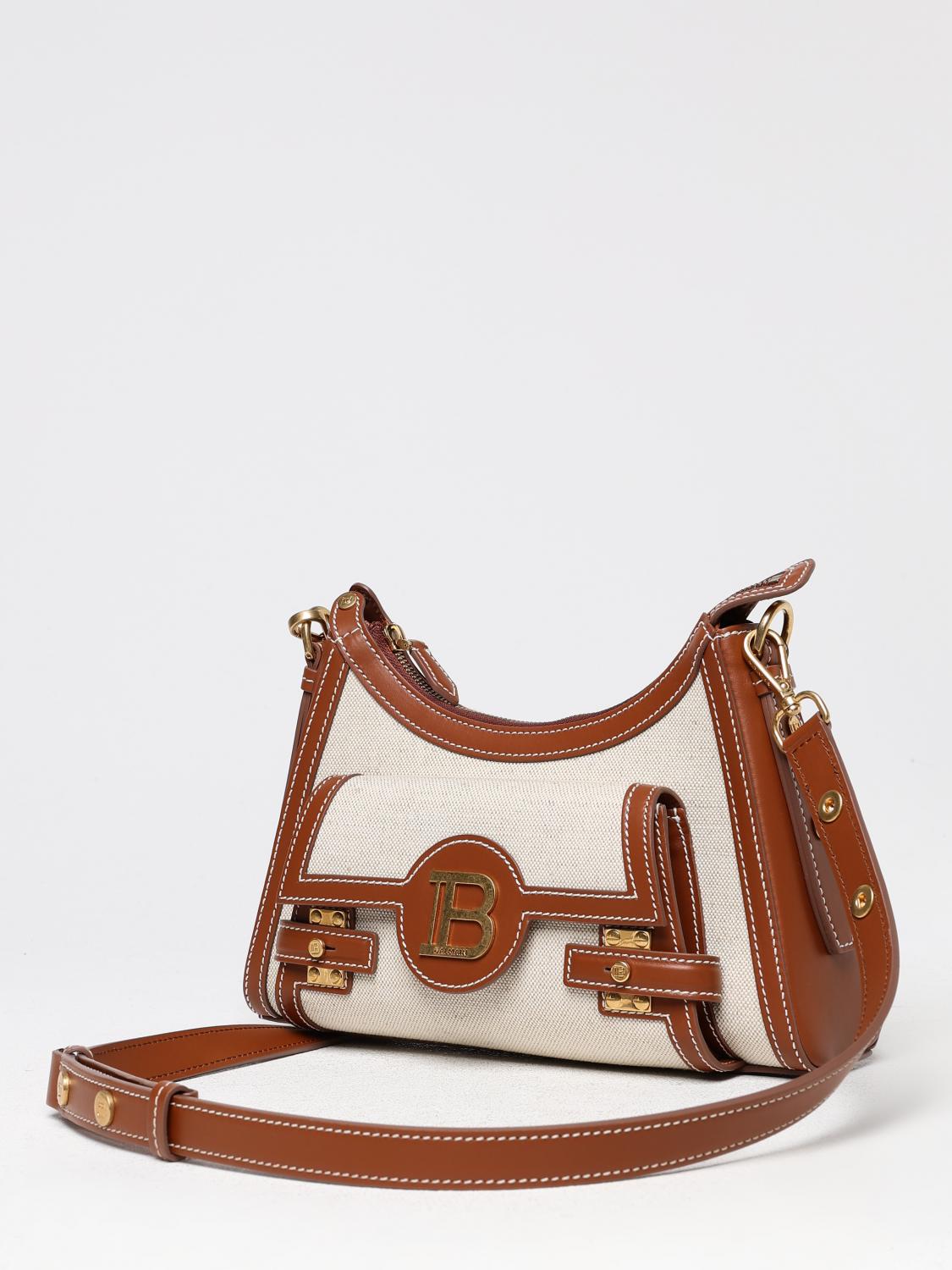 BALMAIN SHOULDER BAG: Shoulder bag woman Balmain, Beige - Img 3