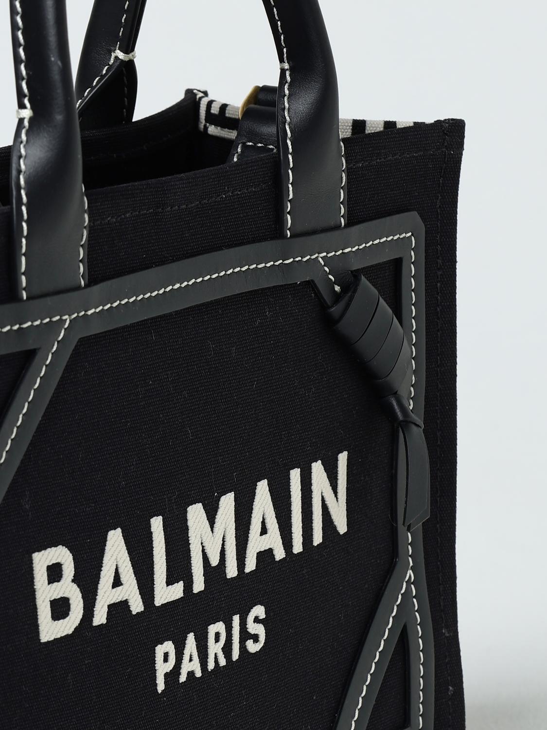 BALMAIN 托特包: 肩包 女士 Balmain, 黑色 - Img 4