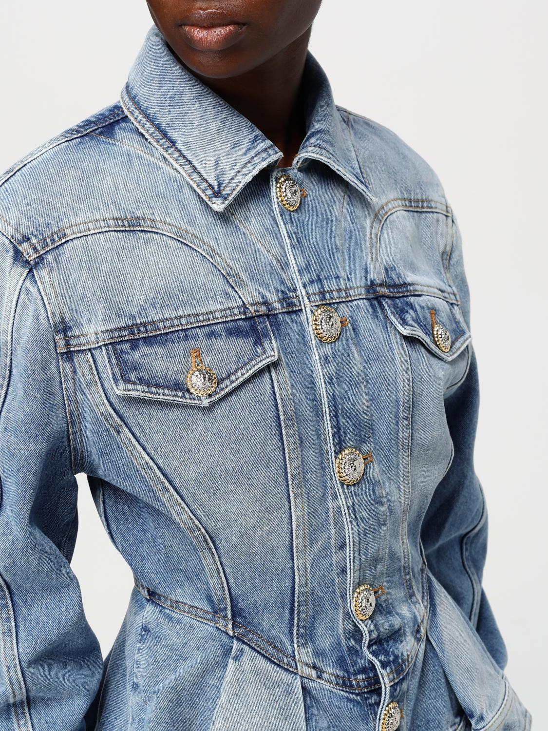 BALMAIN JACKET: Balmain denim jacket, Denim - Img 5