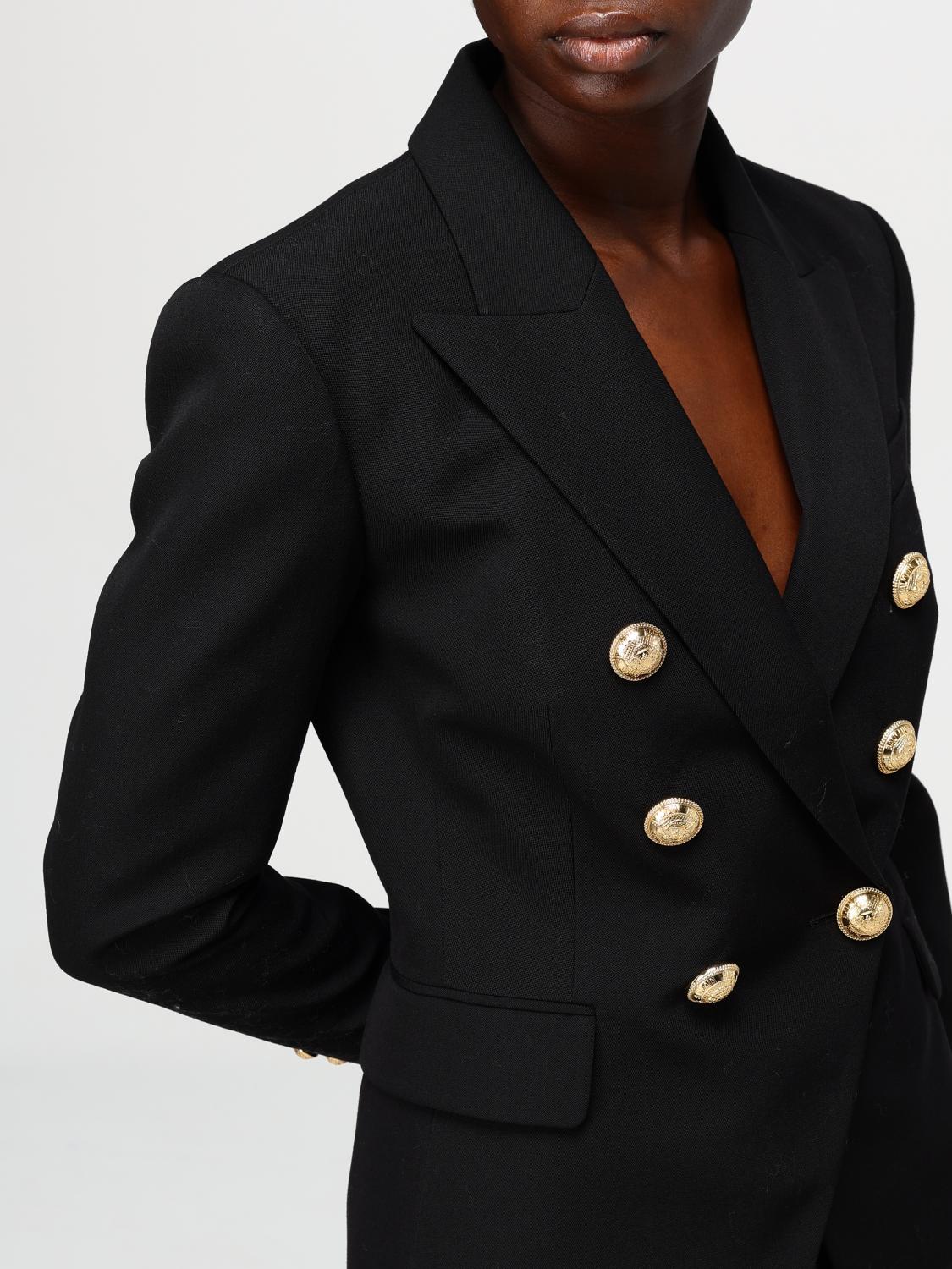 BALMAIN BLAZER: Blazer woman Balmain, Black - Img 5