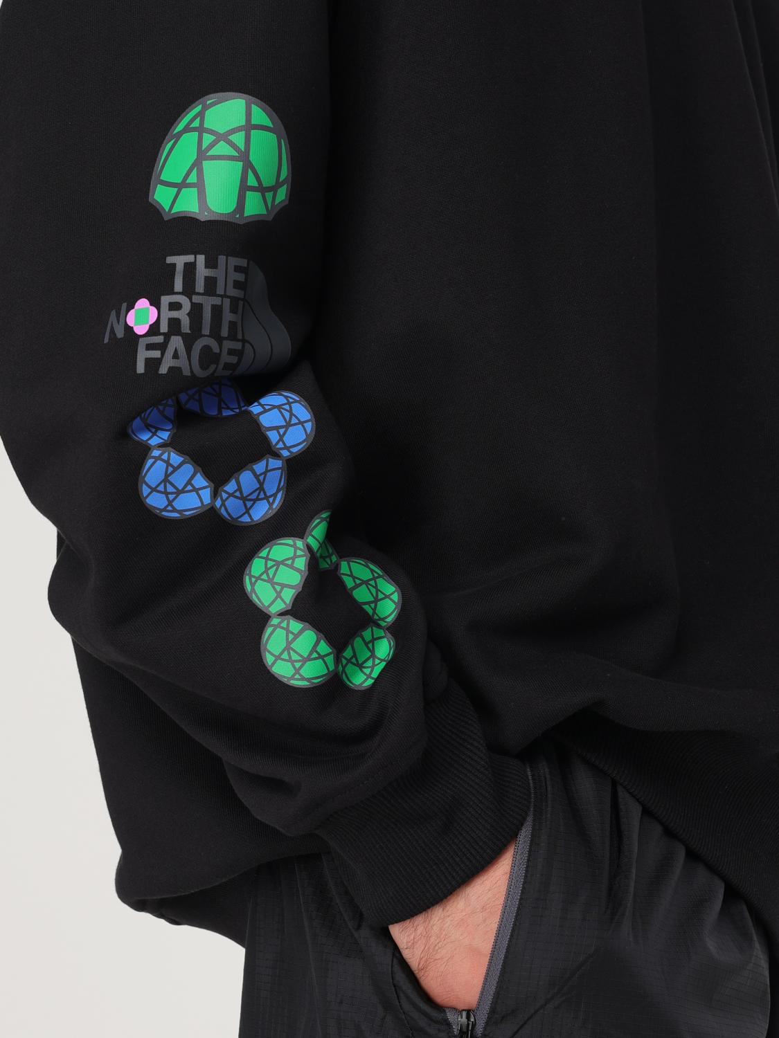 Felpa The North Face girocollo e logo stampato uomo