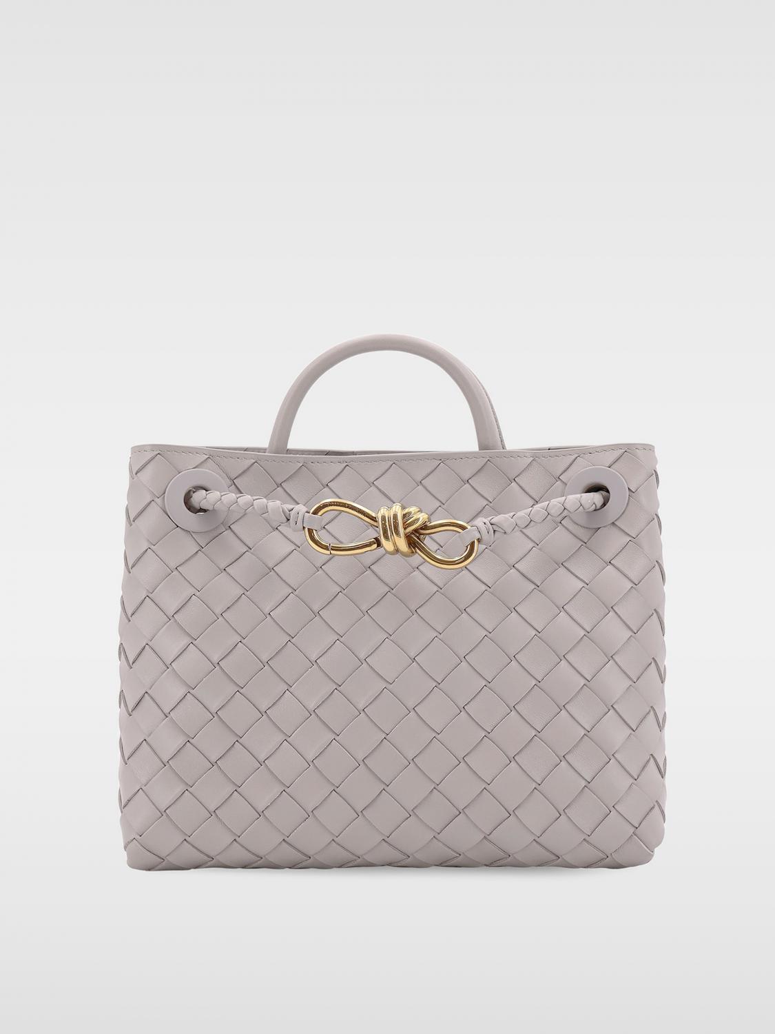 BOTTEGA VENETA BORSA A MANO: Borsa Andiamo Bottega Veneta in nappa intrecciata , Tortora - Img 1