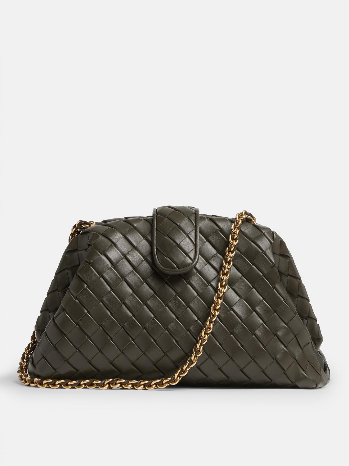 クラッチバッグ BOTTEGA VENETA  Clutches Women Leather Green/Avocado BNWT Bottega Veneta Parakeet Green Clutch Crossbody | eBay