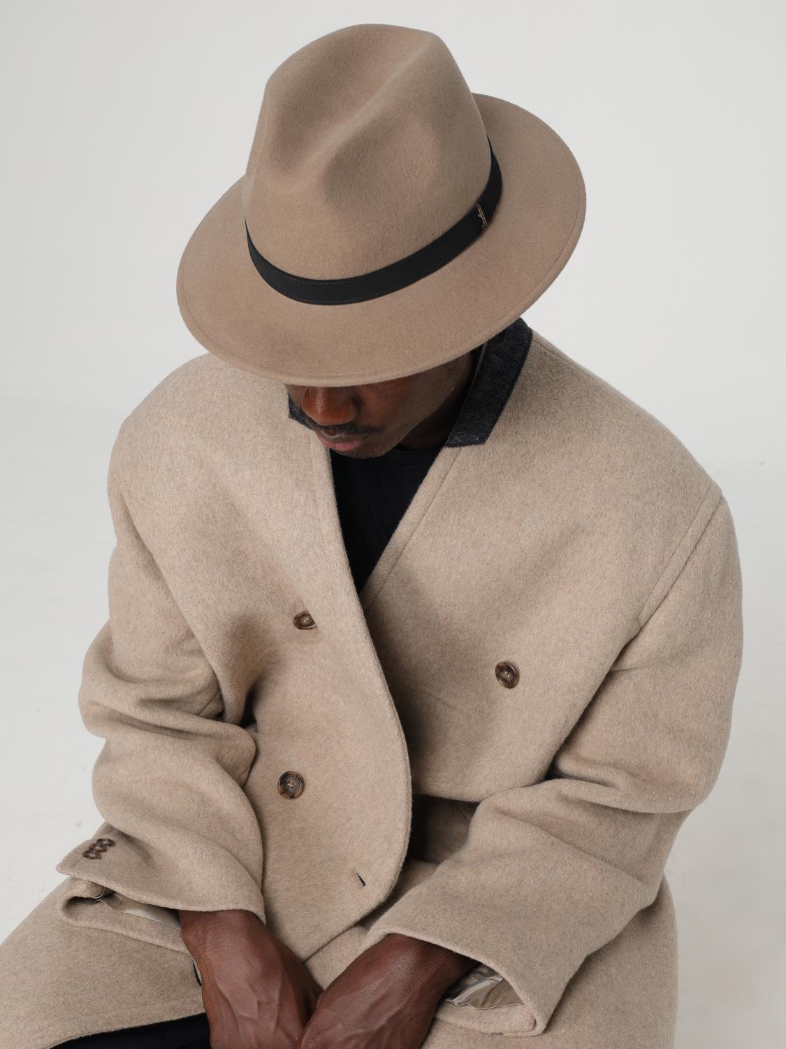BORSALINO HAT: Hat men Borsalino, Beige - Img 2