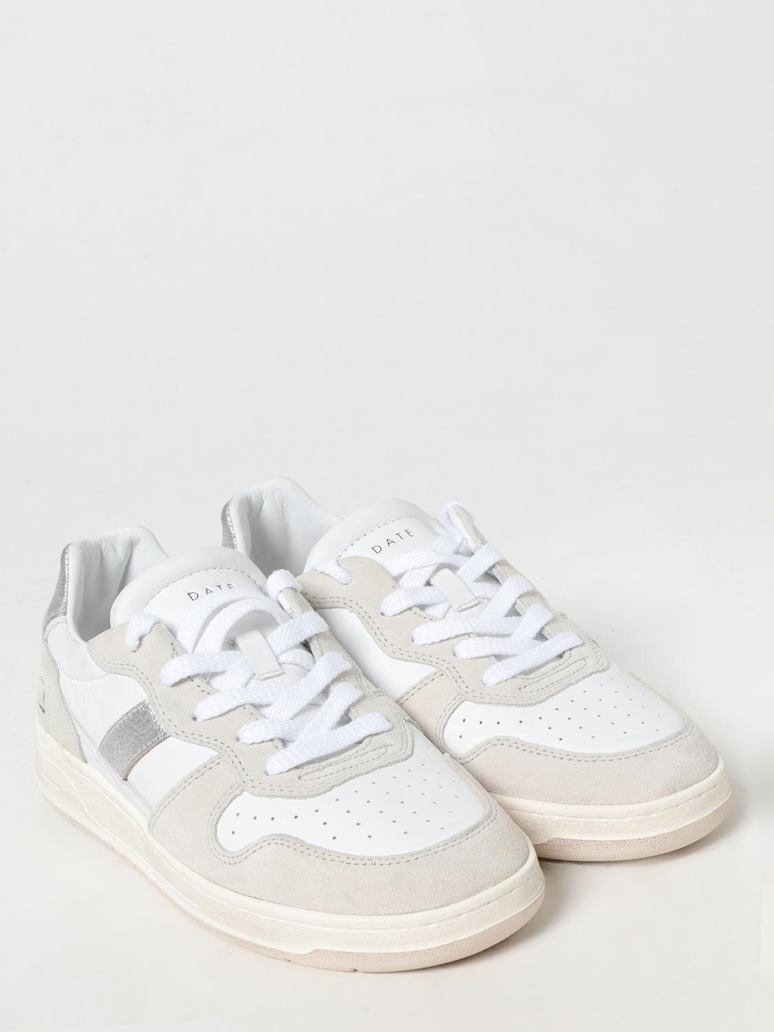 D.A.T.E. SNEAKERS: Sneakers Court 2.0 D.A.T.E. in pelle , Bianco - Img 2