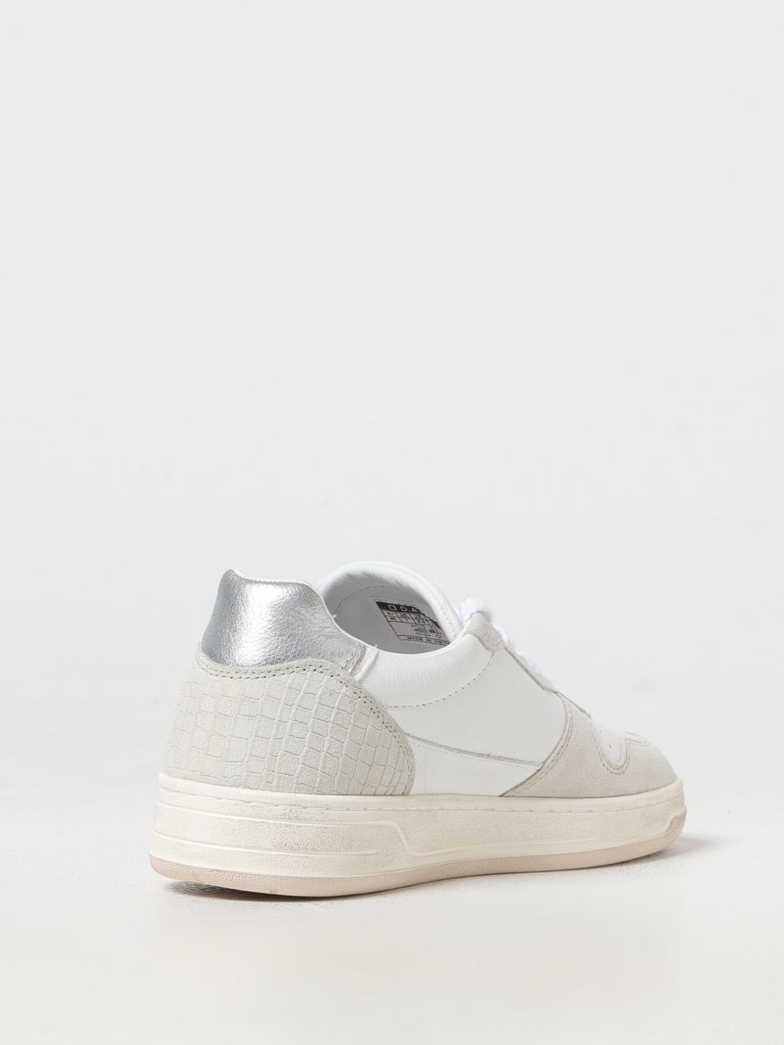 D.A.T.E. SNEAKERS: Sneakers Court 2.0 D.A.T.E. in pelle , Bianco - Img 3