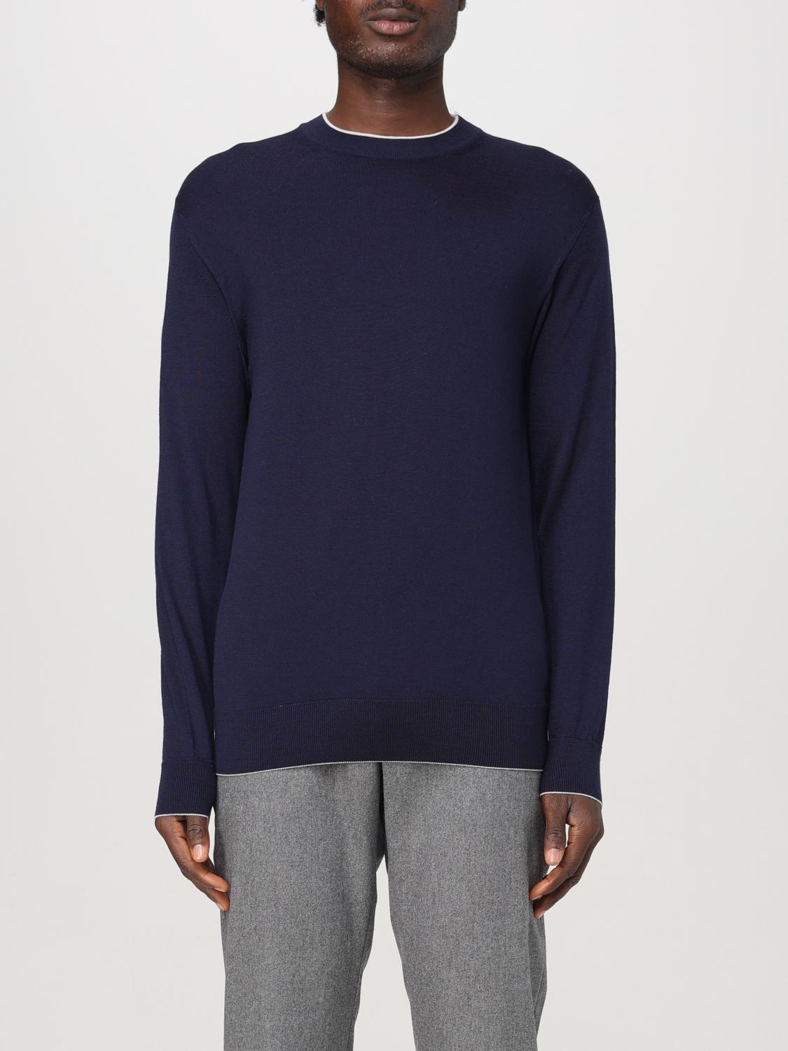 ELEVENTY SWEATER: Sweater men Eleventy, Blue - Img 1