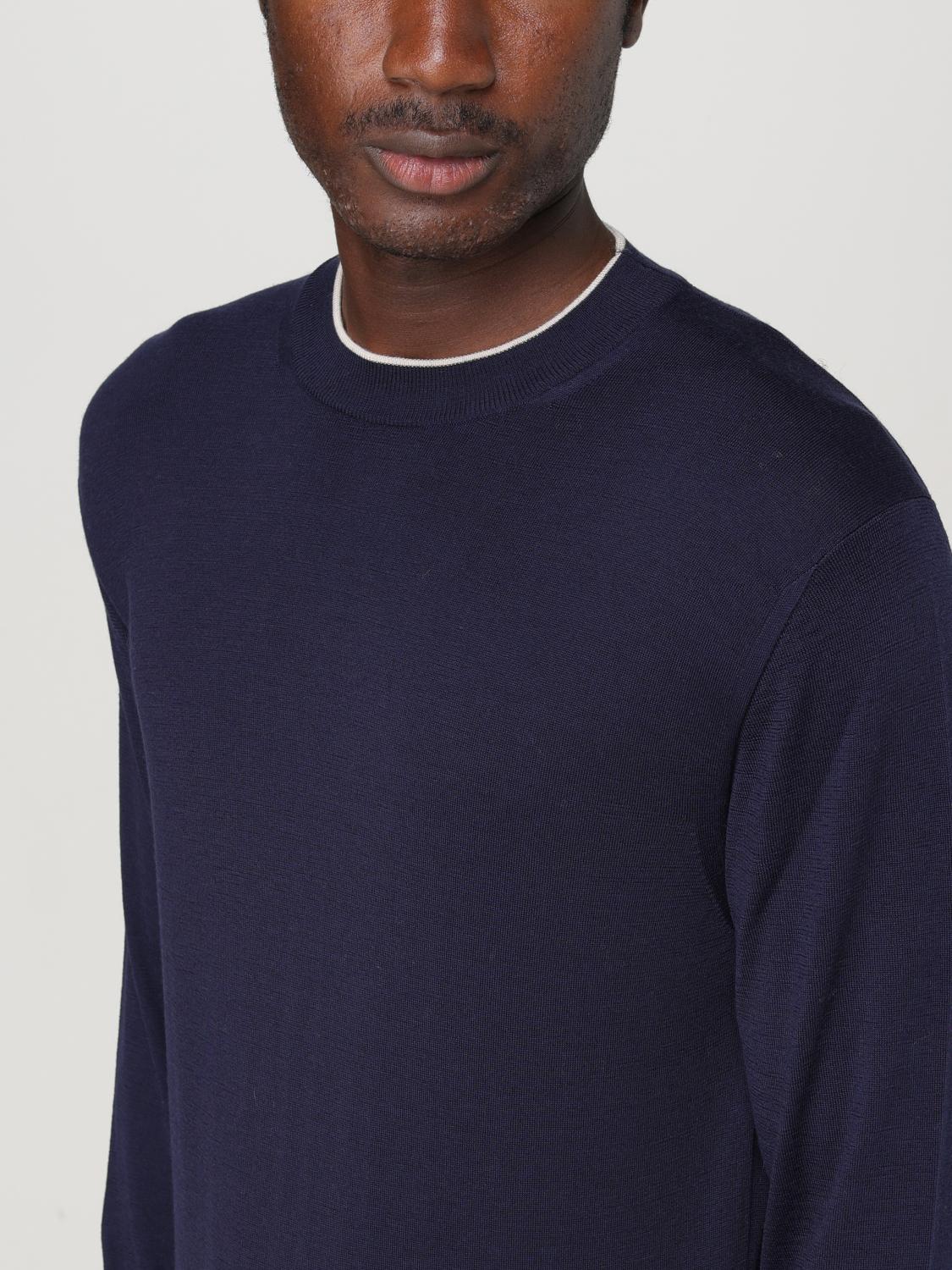 ELEVENTY SWEATER: Sweater men Eleventy, Blue - Img 3