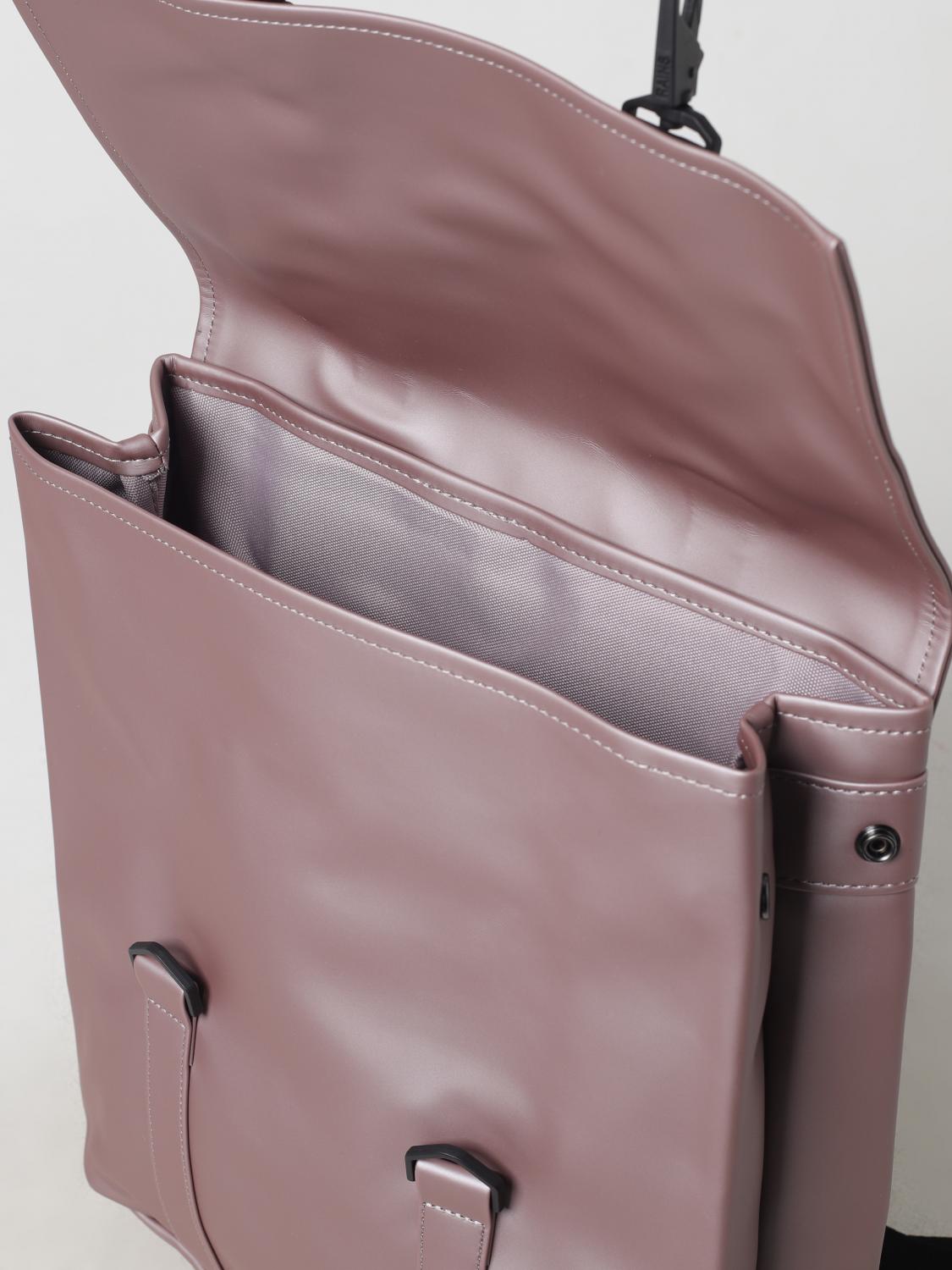 RAINS ZAINO: Zaino Rains impermeabile in tessuto gommato , Rosa - Img 4