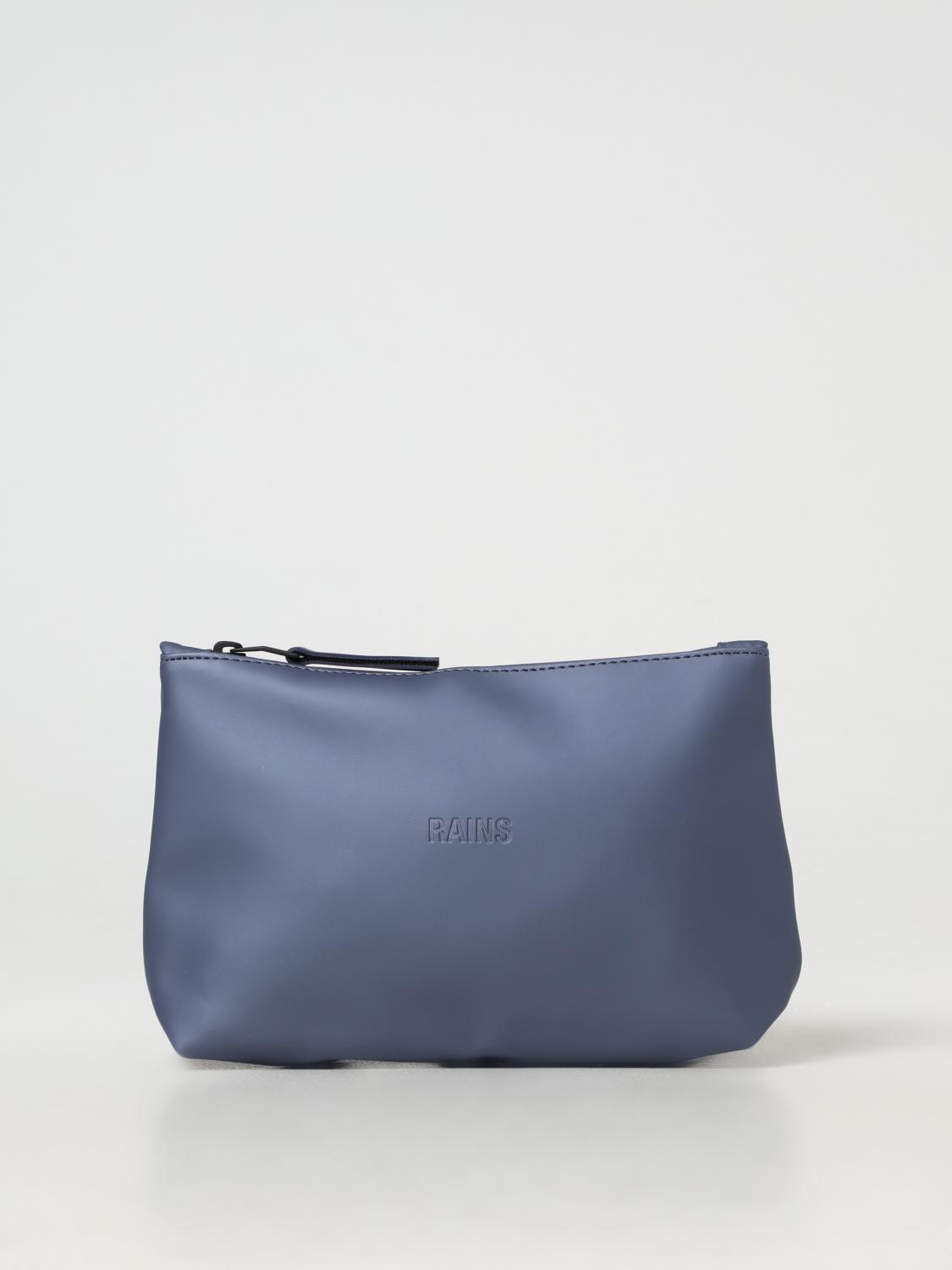 RAINS BORSA MINI: Pochette Cosmetic Rains impermeabile in poliestere, Azzurro - Img 1