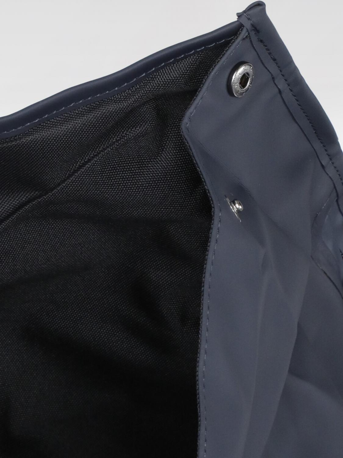RAINS ZAINO: Zaino Rolltop Rucksack Rains impermeabile in tessuto gommato , Blue - Img 5