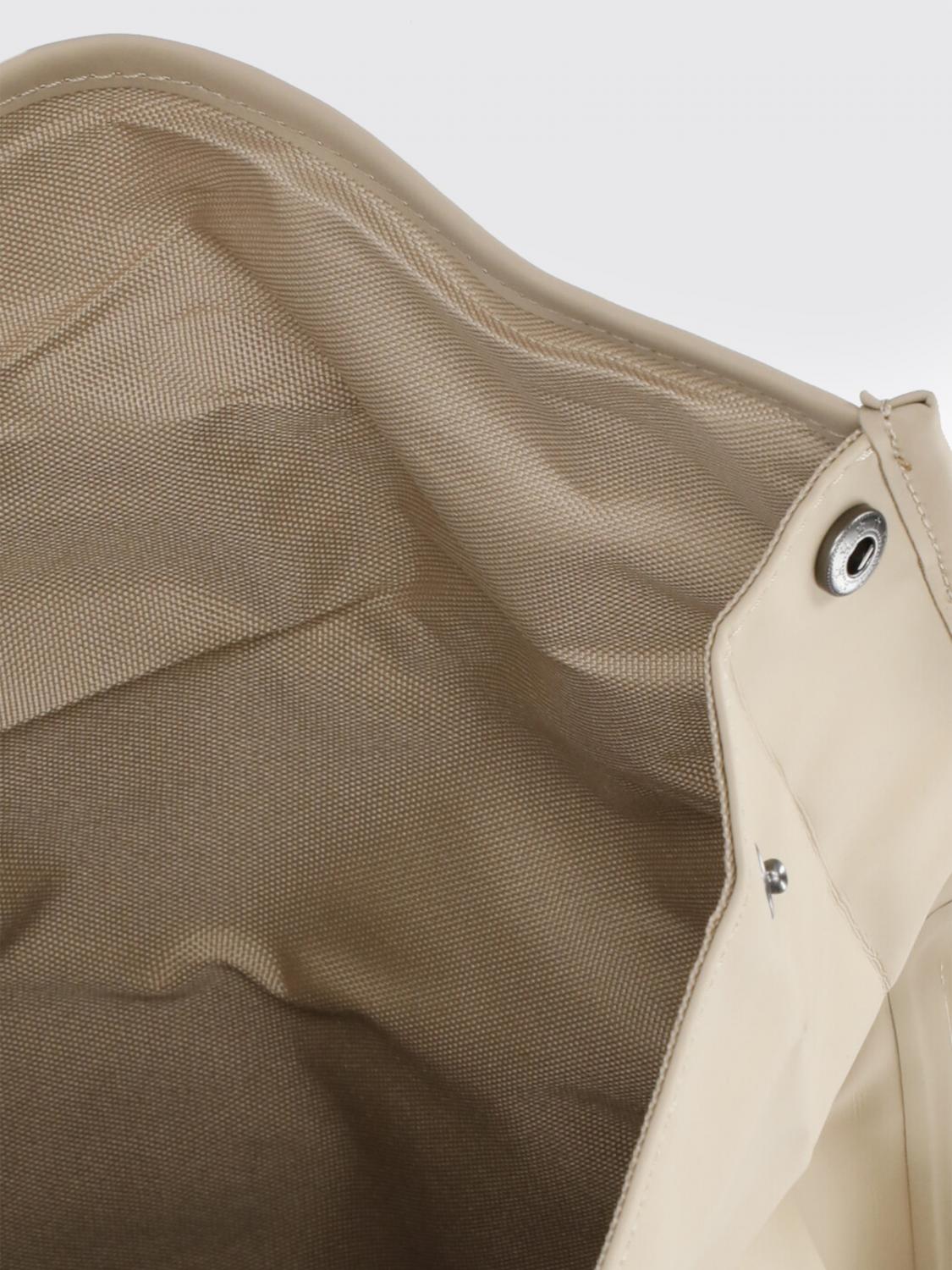 RAINS ZAINO: Zaino Rolltop Rucksack Rains impermeabile in tessuto gommato , Beige - Img 5