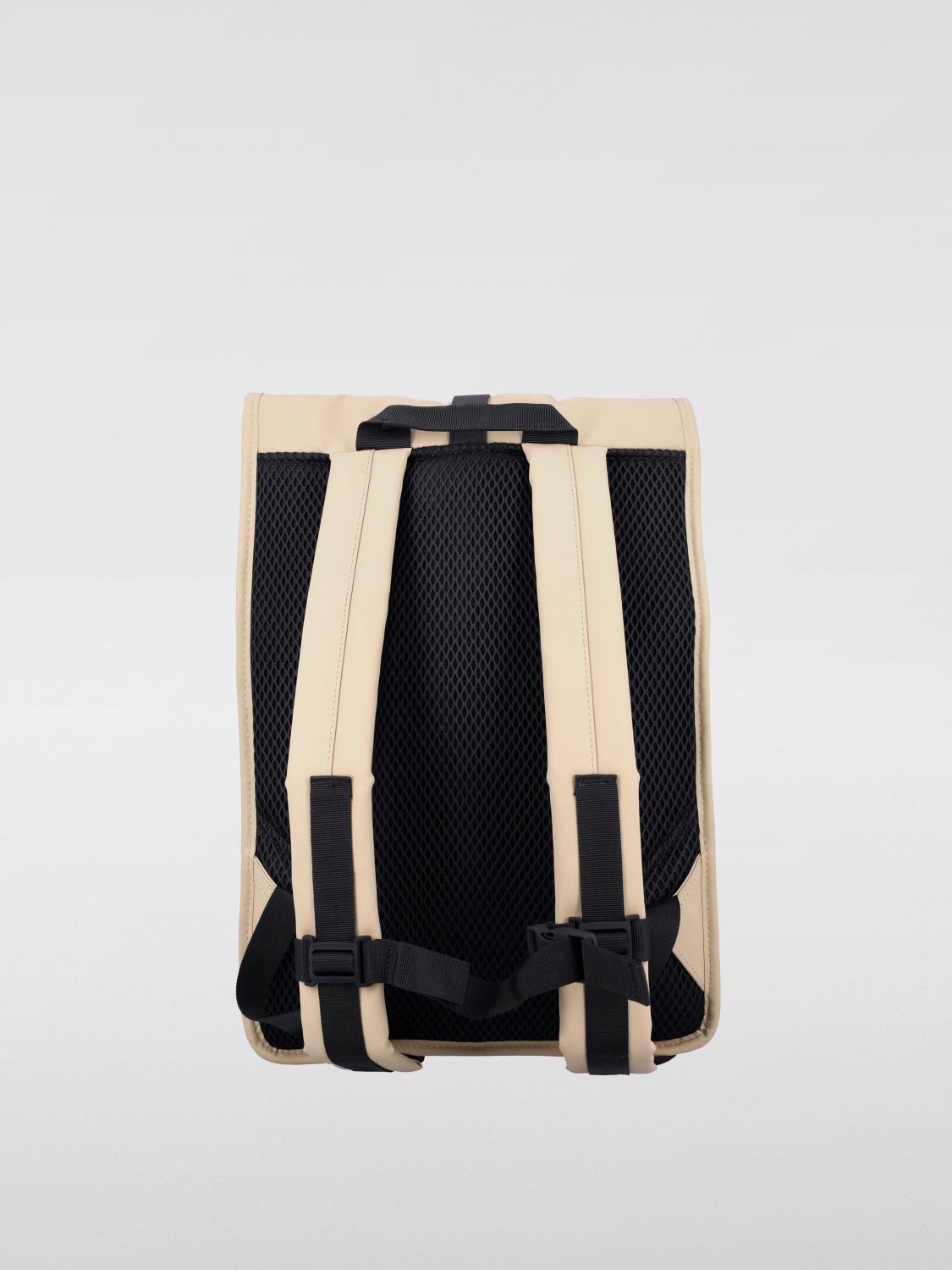 RAINS ZAINO: Zaino Rolltop Rucksack Rains impermeabile in tessuto gommato , Sabbia - Img 2