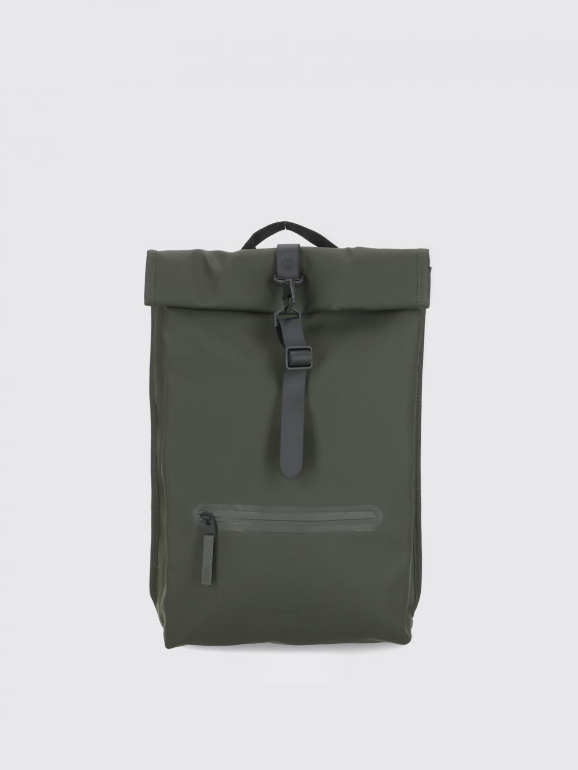 RAINS ZAINO: Zaino Rolltop Rucksack Rains impermeabile in tessuto gommato , Prato - Img 1