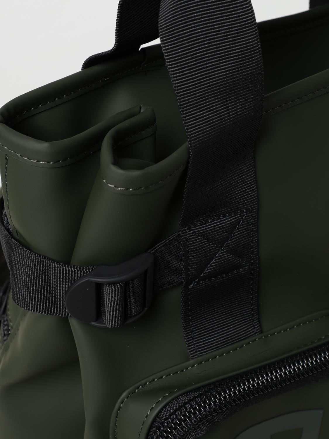 RAINS ZAINO: Zaino Texel Tote Backpack Rains idrorepellente in tessuto gommato , Militare - Img 3