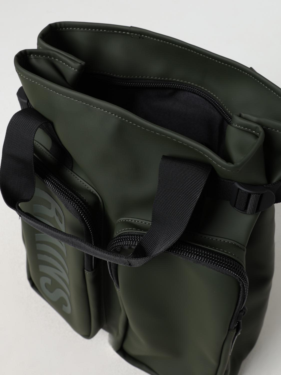 RAINS ZAINO: Zaino Texel Tote Backpack Rains idrorepellente in tessuto gommato , Militare - Img 4