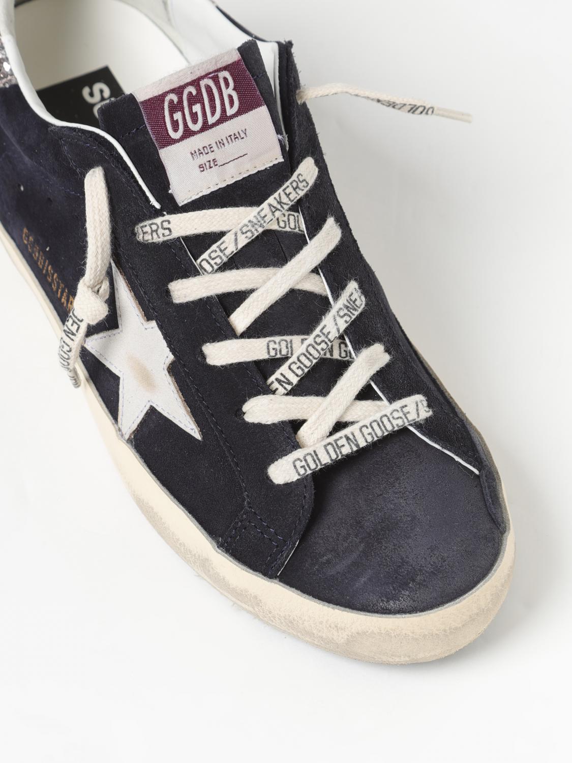 GOLDEN GOOSE SNEAKERS: Sneakers woman Golden Goose, Blue - Img 4