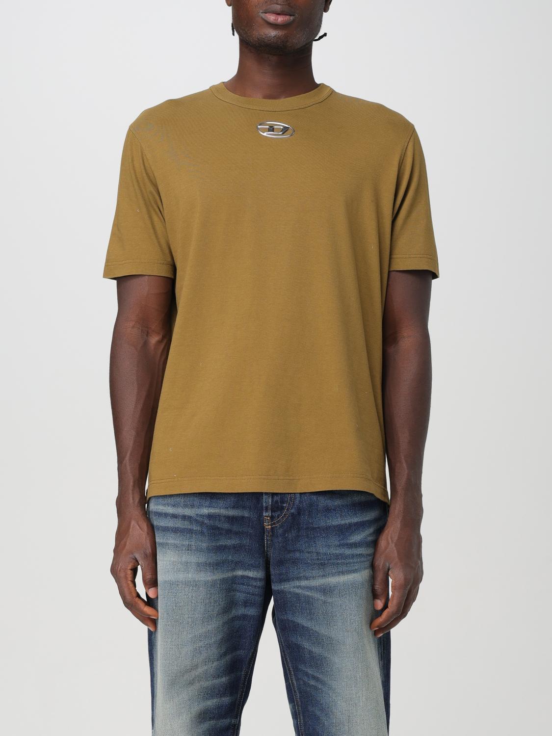DIESEL CAMISETA: Camiseta hombre Diesel, Marrón - Img 1