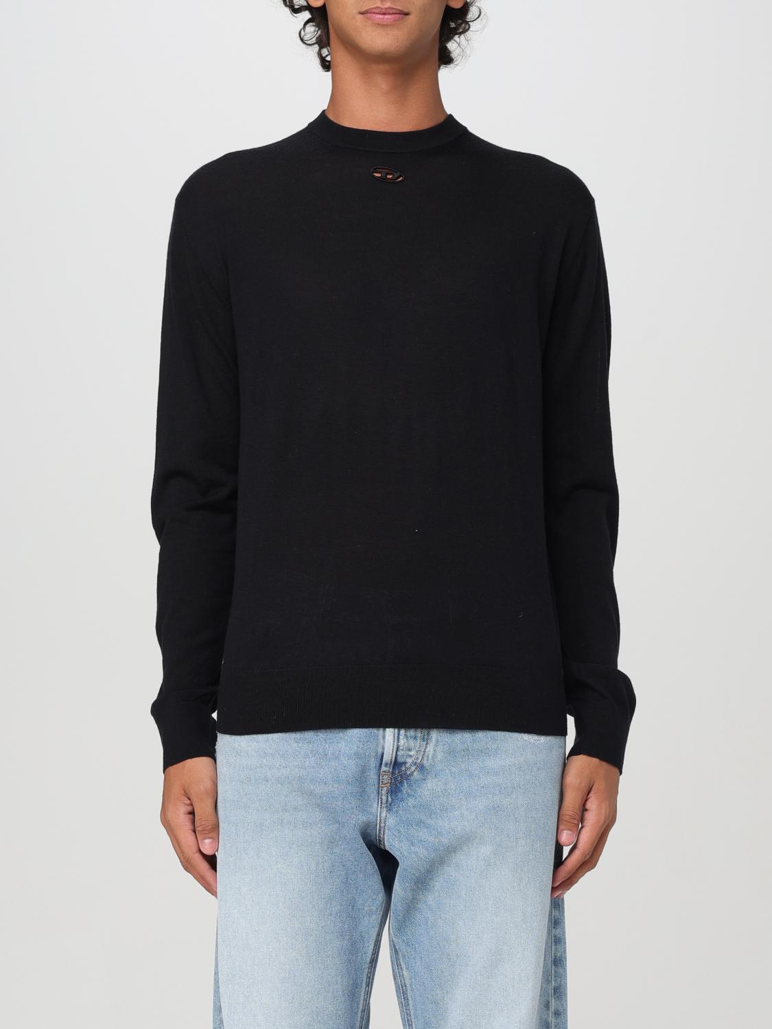 DIESEL JUMPER: Jumper men Diesel, Black - Img 1