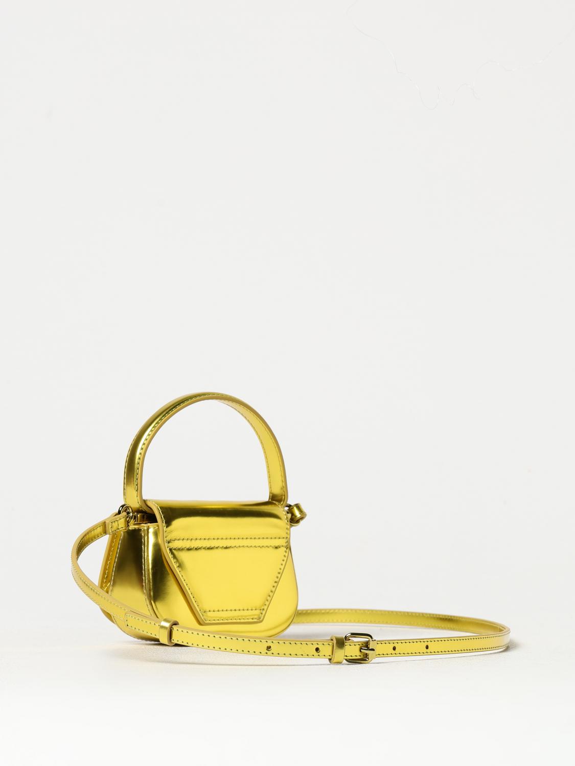 DIESEL MINI BAG: Shoulder bag woman Diesel, Gold - Img 3