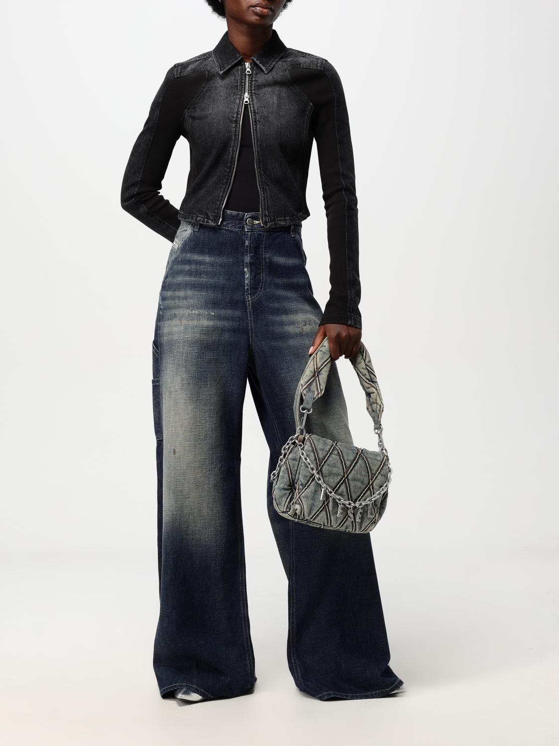 Diesel ショルダーバッグ レディース - デニム | X09597P5570 | GIGLIO.COM