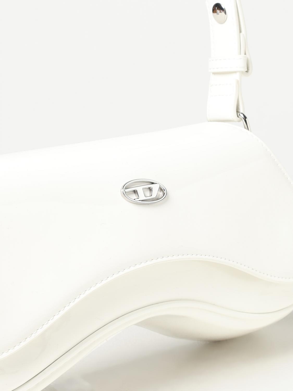 DIESEL SHOULDER BAG: Shoulder bag woman Diesel, White - Img 4