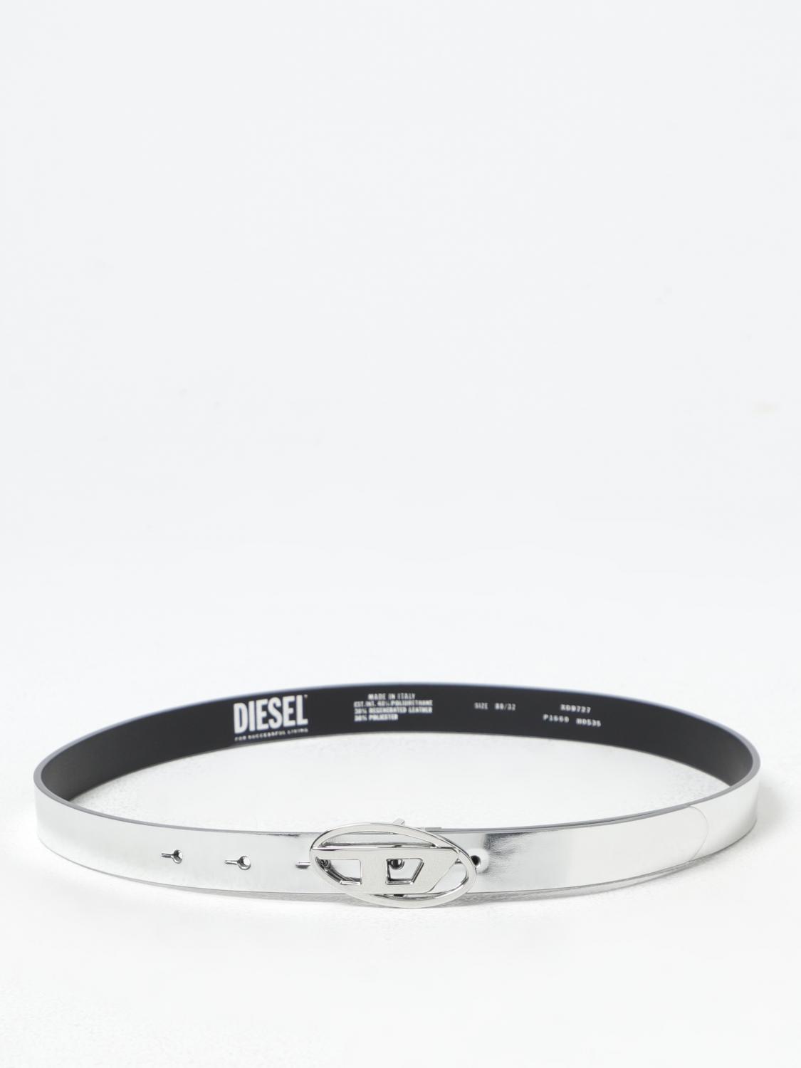 Diesel ベルト レディース - シルバー | X09727P1660 | GIGLIO.COM