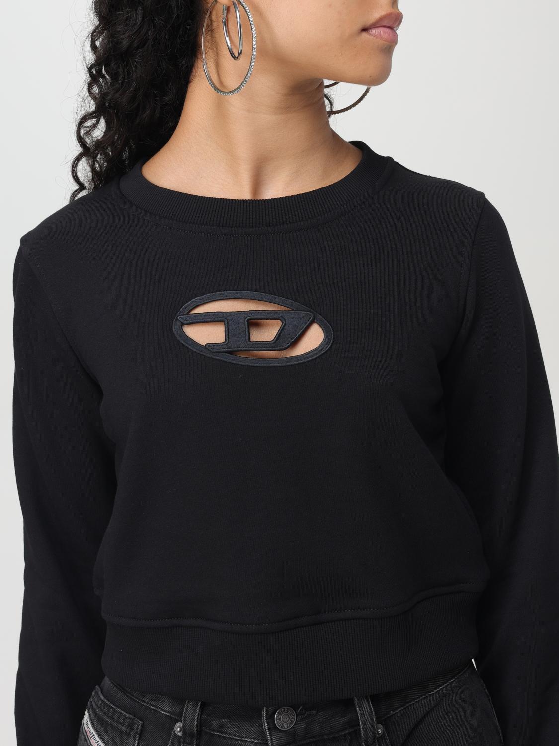 DIESEL SUDADERA: Sudadera mujer Diesel, Negro - Img 4