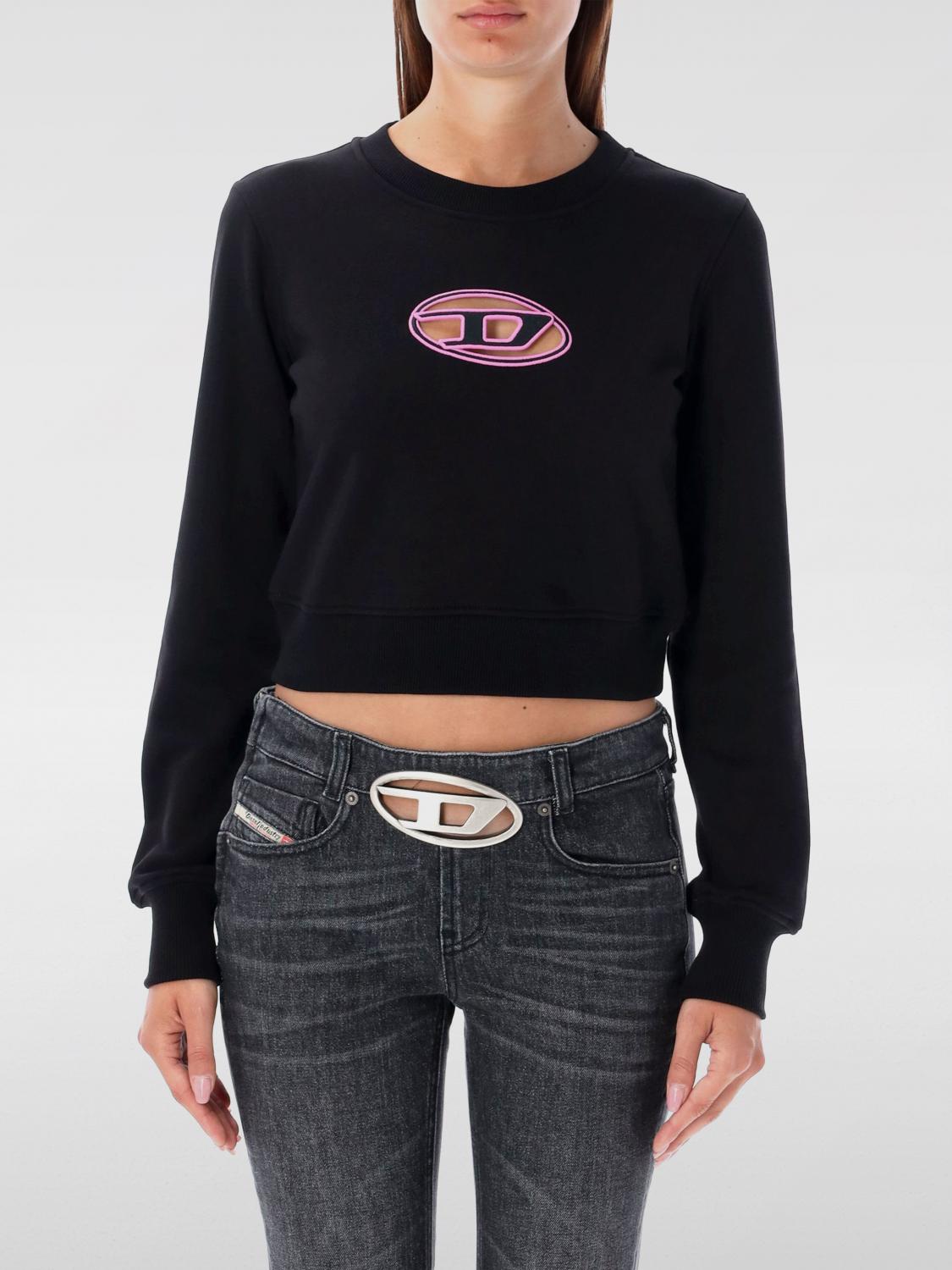 DIESEL SUDADERA: Sudadera mujer Diesel, Rosa - Img 1