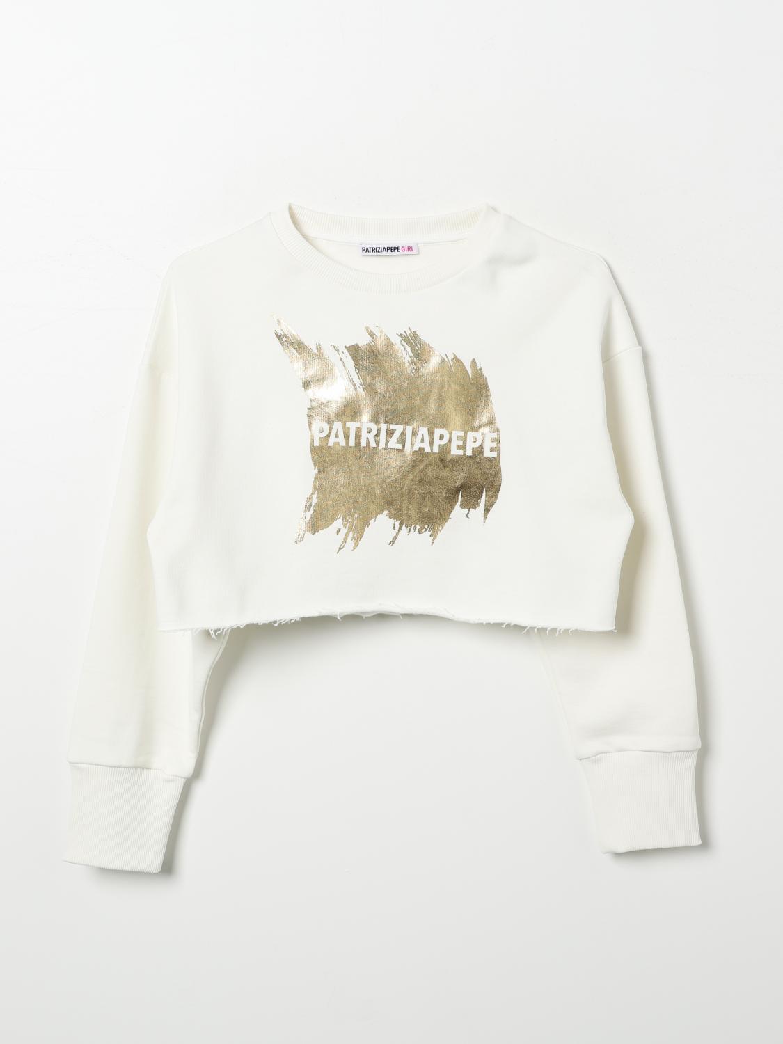 PATRIZIA PEPE SWEATER: Sweater kids Patrizia Pepe, Gold - Img 1