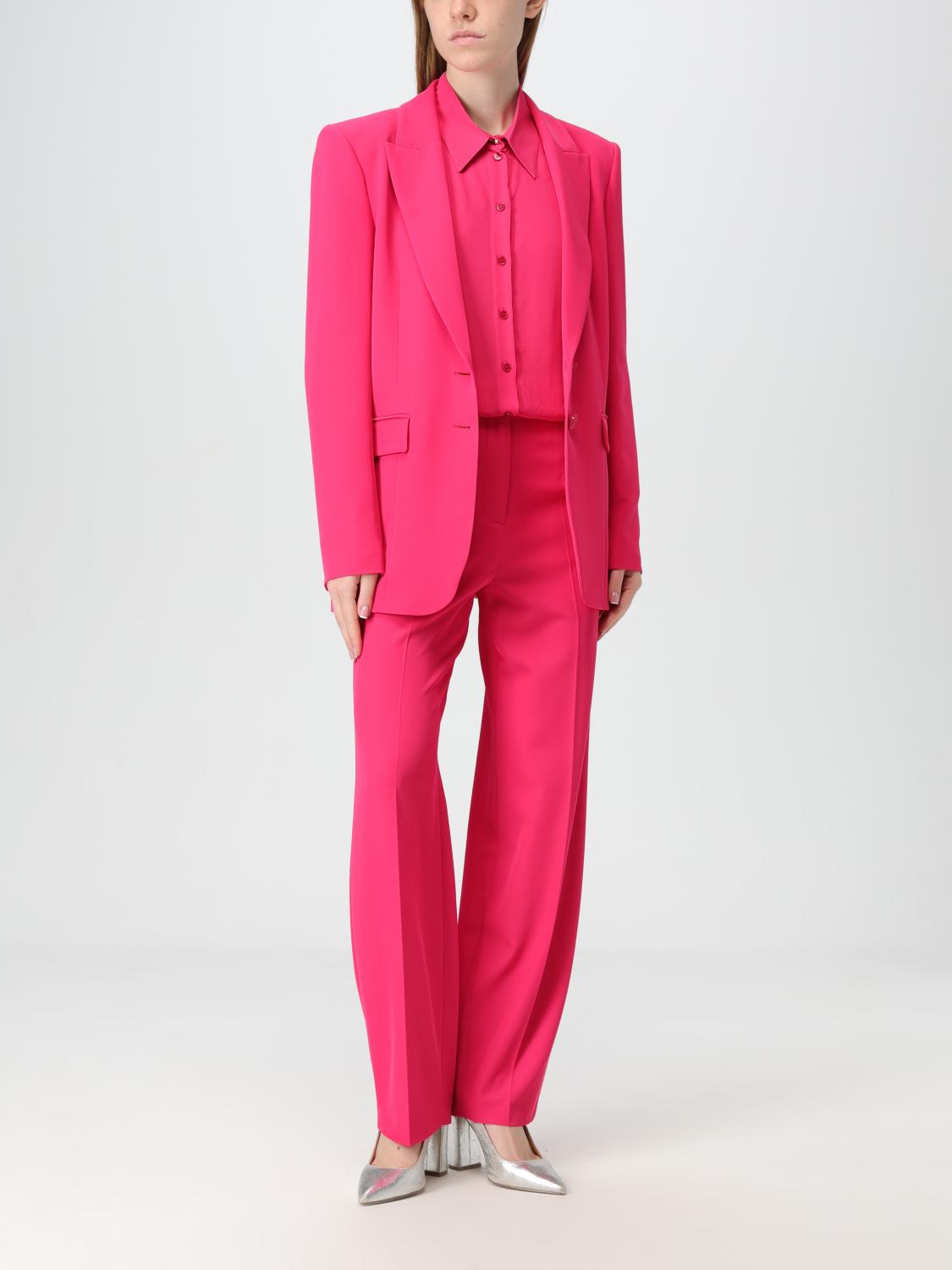 PATRIZIA PEPE PANTS: Pants woman Patrizia Pepe, Fuchsia - Img 2