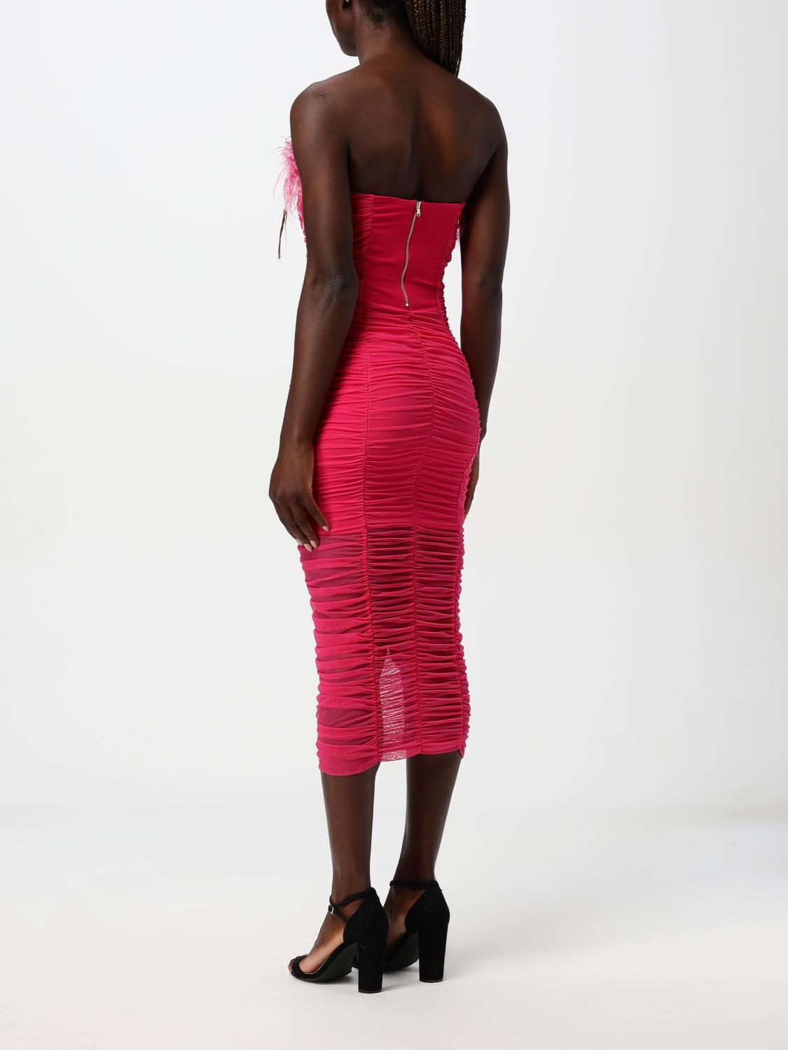 PATRIZIA PEPE DRESS: Dress woman Patrizia Pepe, Fuchsia - Img 2