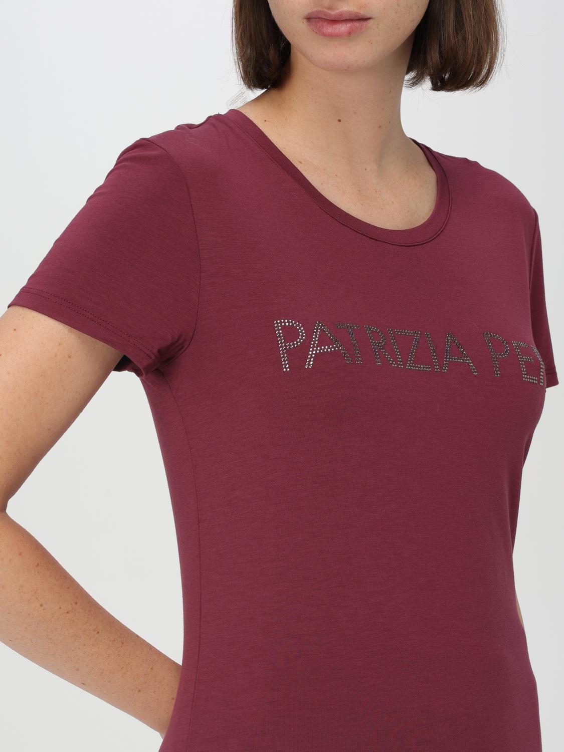 PATRIZIA PEPE T-SHIRT: T-shirt woman Patrizia Pepe, Plum - Img 3