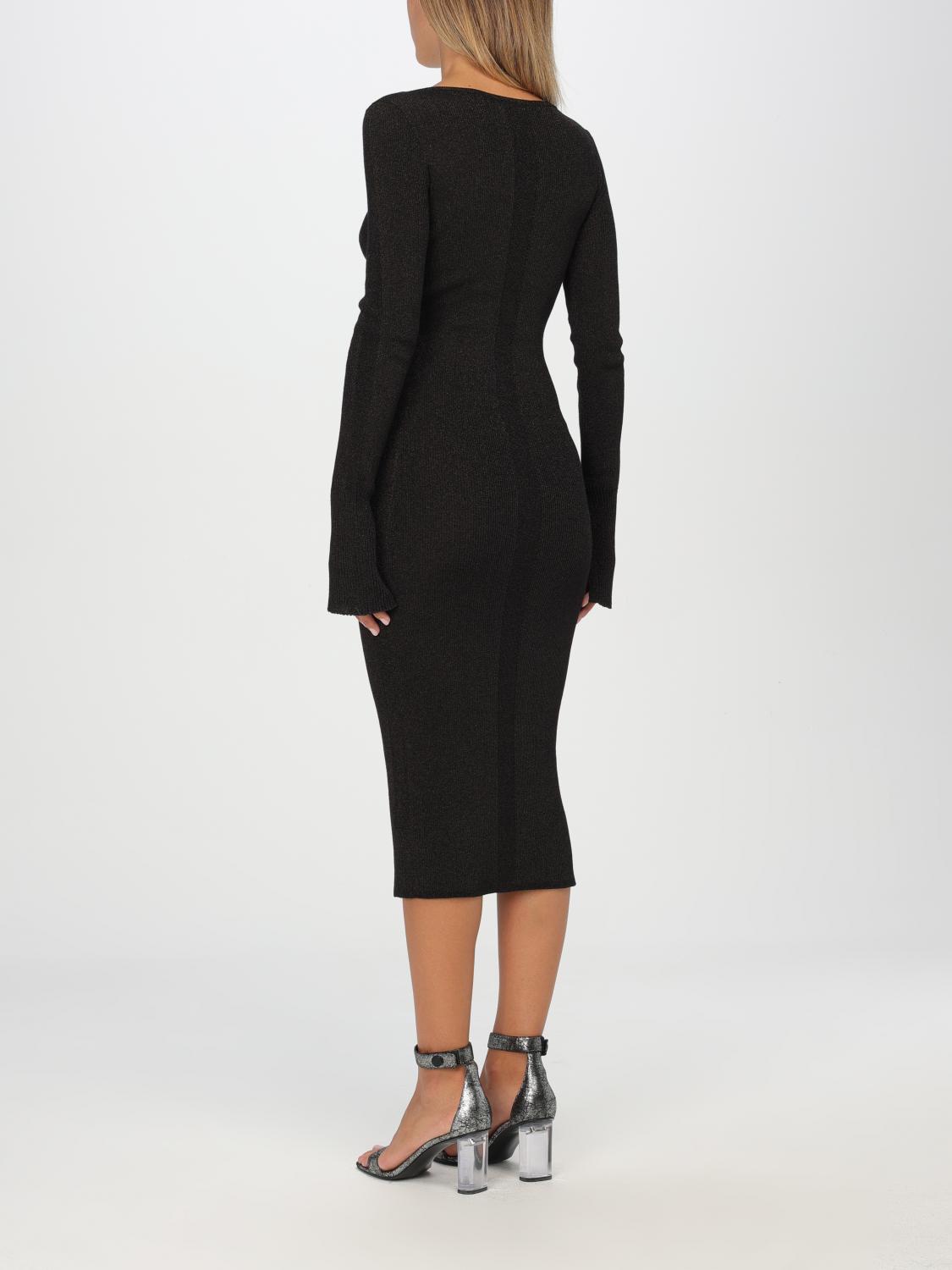 PATRIZIA PEPE DRESS: Patrizia Pepe stretch knit dress, Black - Img 2