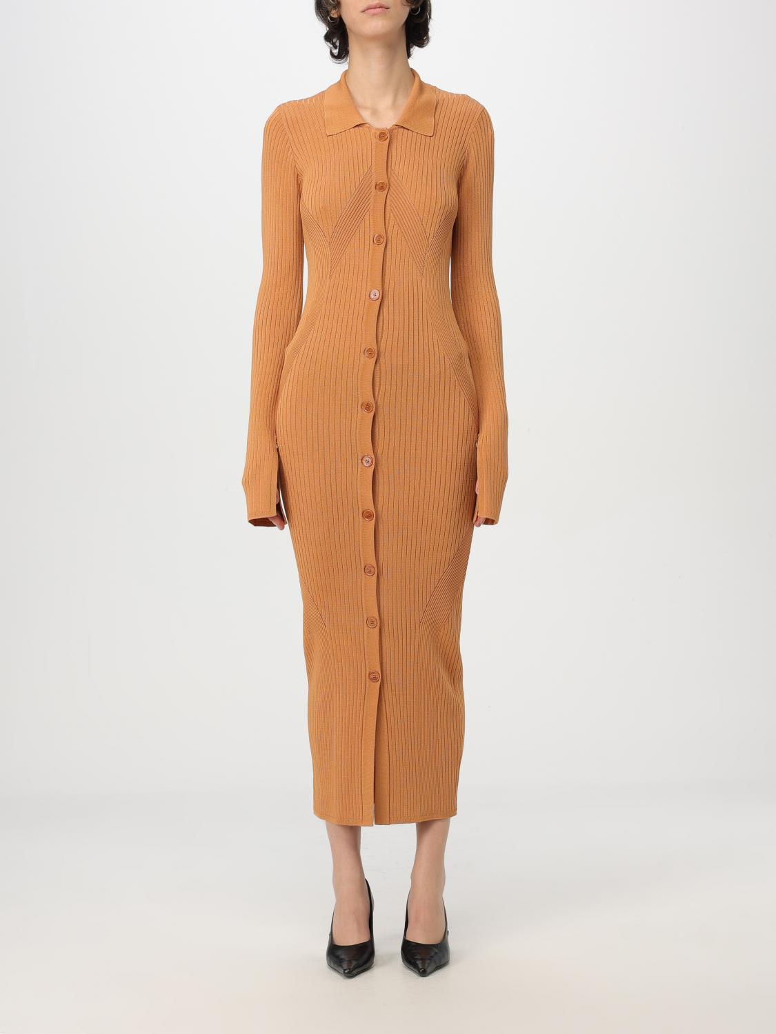 PATRIZIA PEPE DRESS: Dress woman Patrizia Pepe, Camel - Img 1